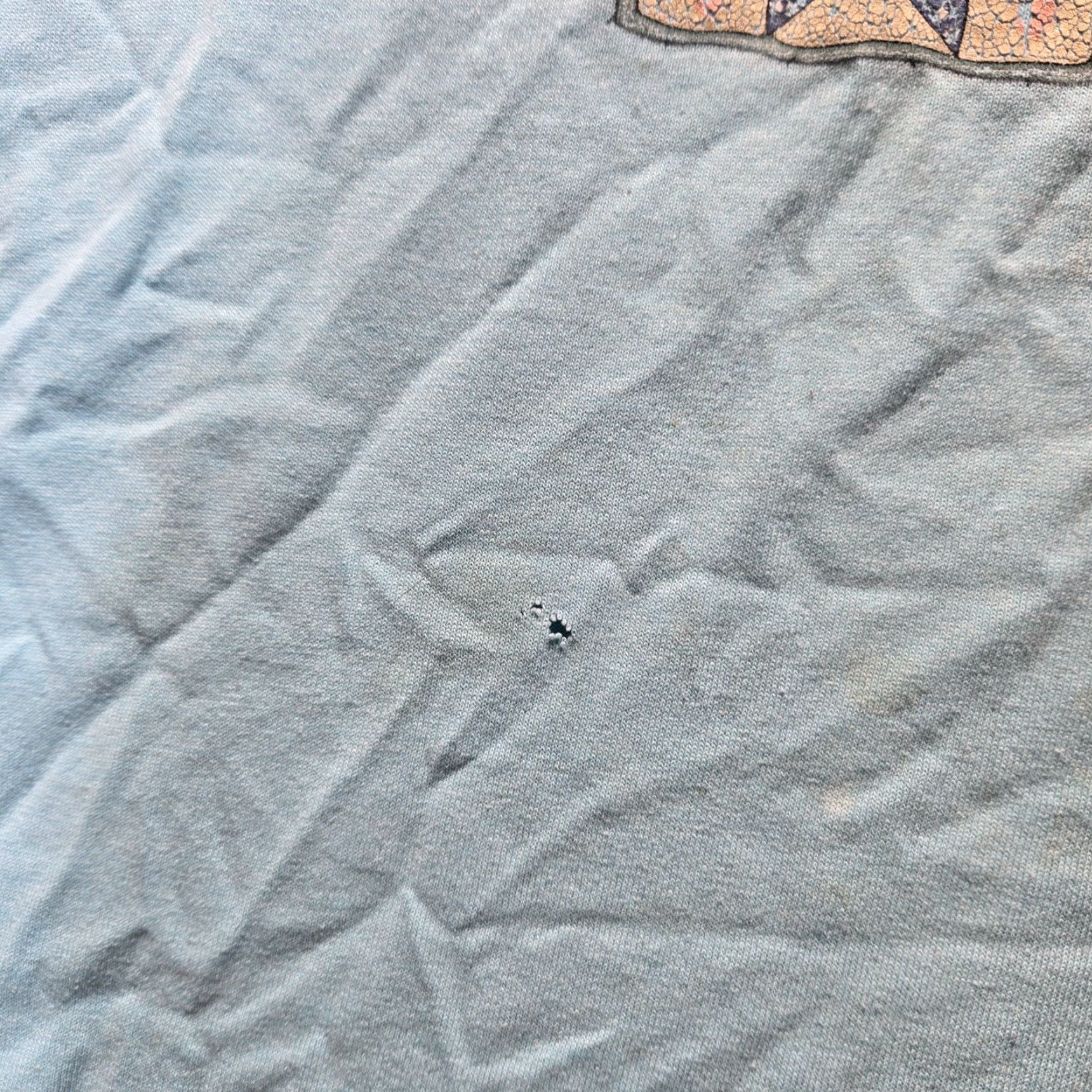 Vintage VINTAGE Grandchildren Are Pieces From The Heart T-Shirt Adult Large Blue Unisex Size L / US 10 / IT 46 - 2 Thumbnail