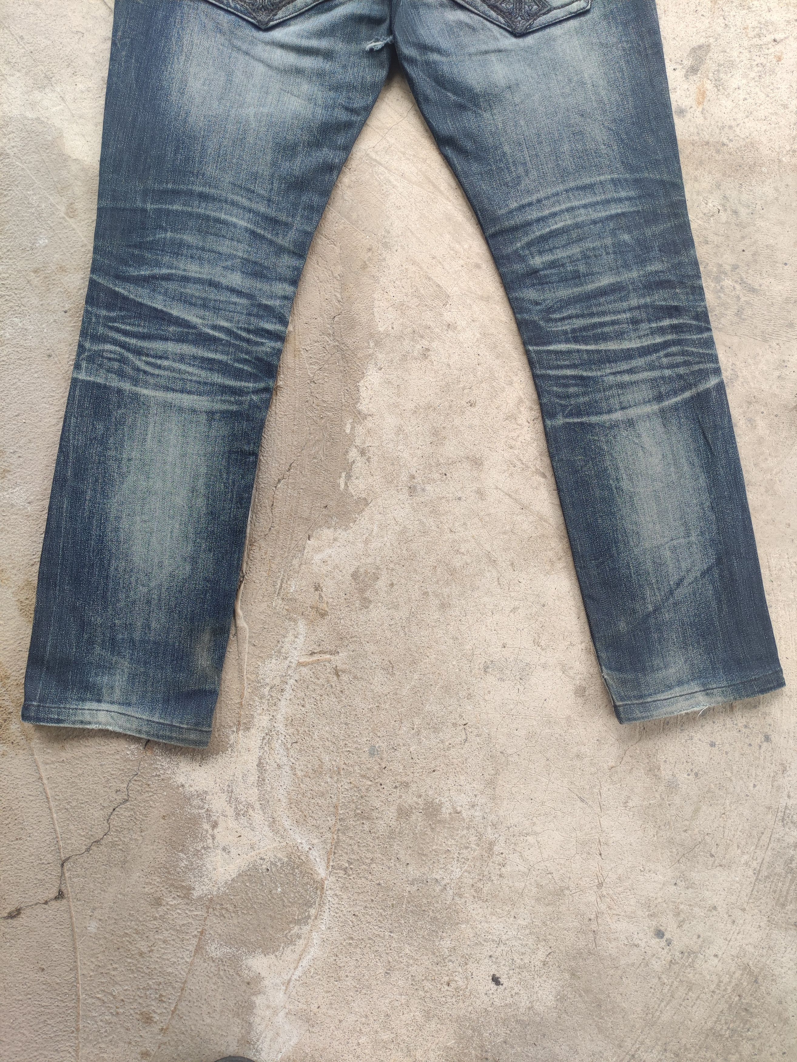 Japanese Brand Vintage Cloud 72 Distressed Faded Denim W30 Size US 30 / EU 46 - 11 Thumbnail