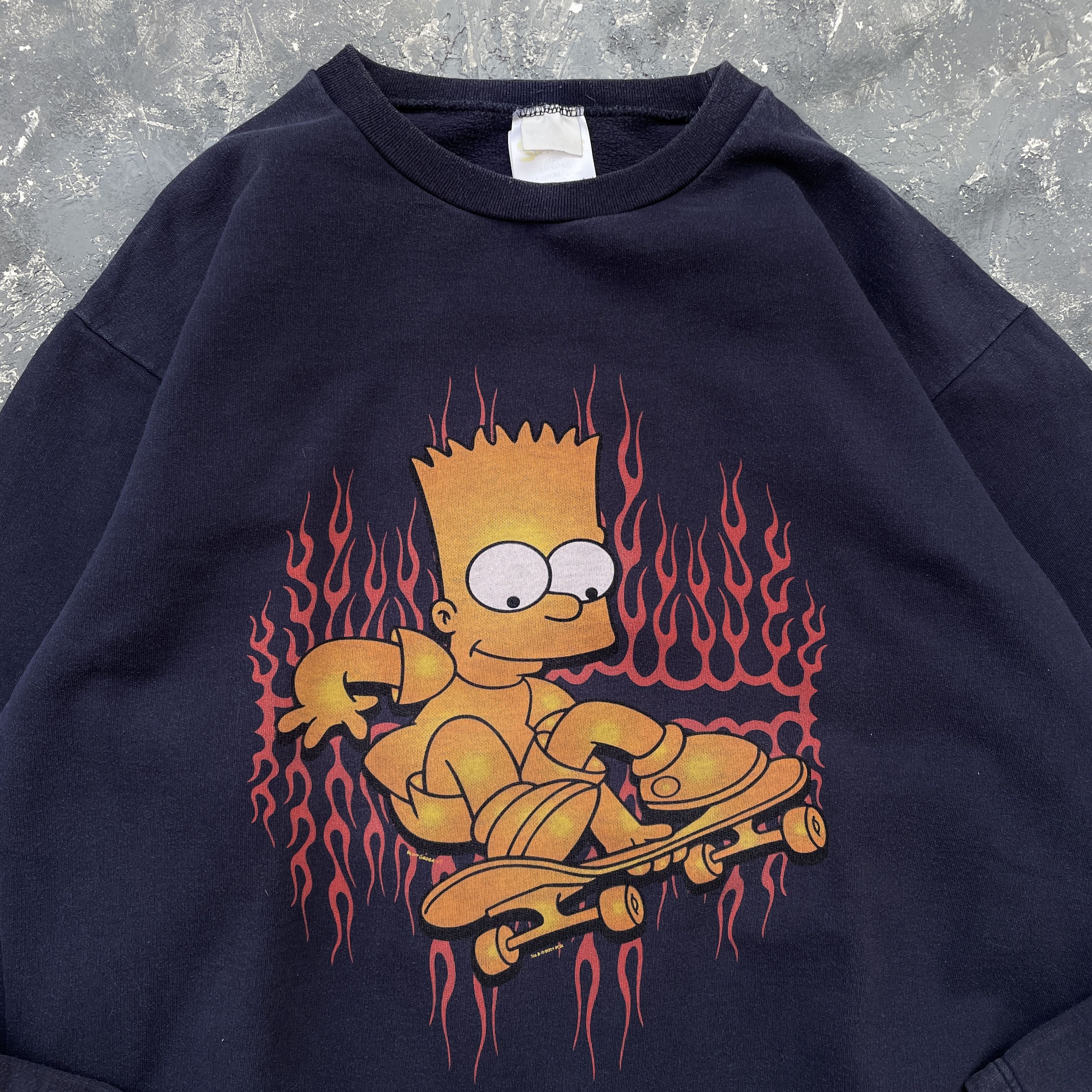 The Simpsons × Vintage vintage 90s simpsons skate sweatshirt Size US XXL / EU 58 / 5 - 3 Thumbnail