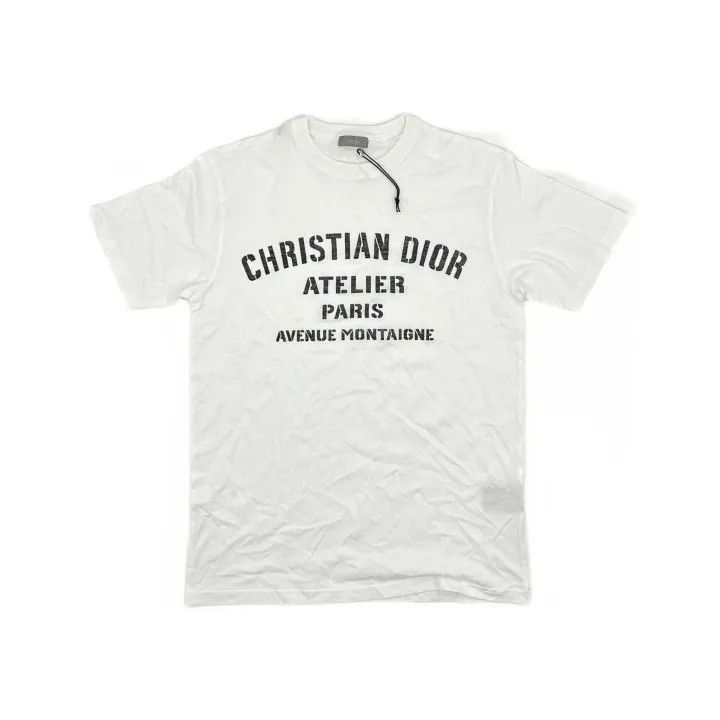 Dior Dior Atelier White Logo Short Sleeve T-Shirt 0079-2507 Size US XS / EU 42 / 0 - 2 Thumbnail