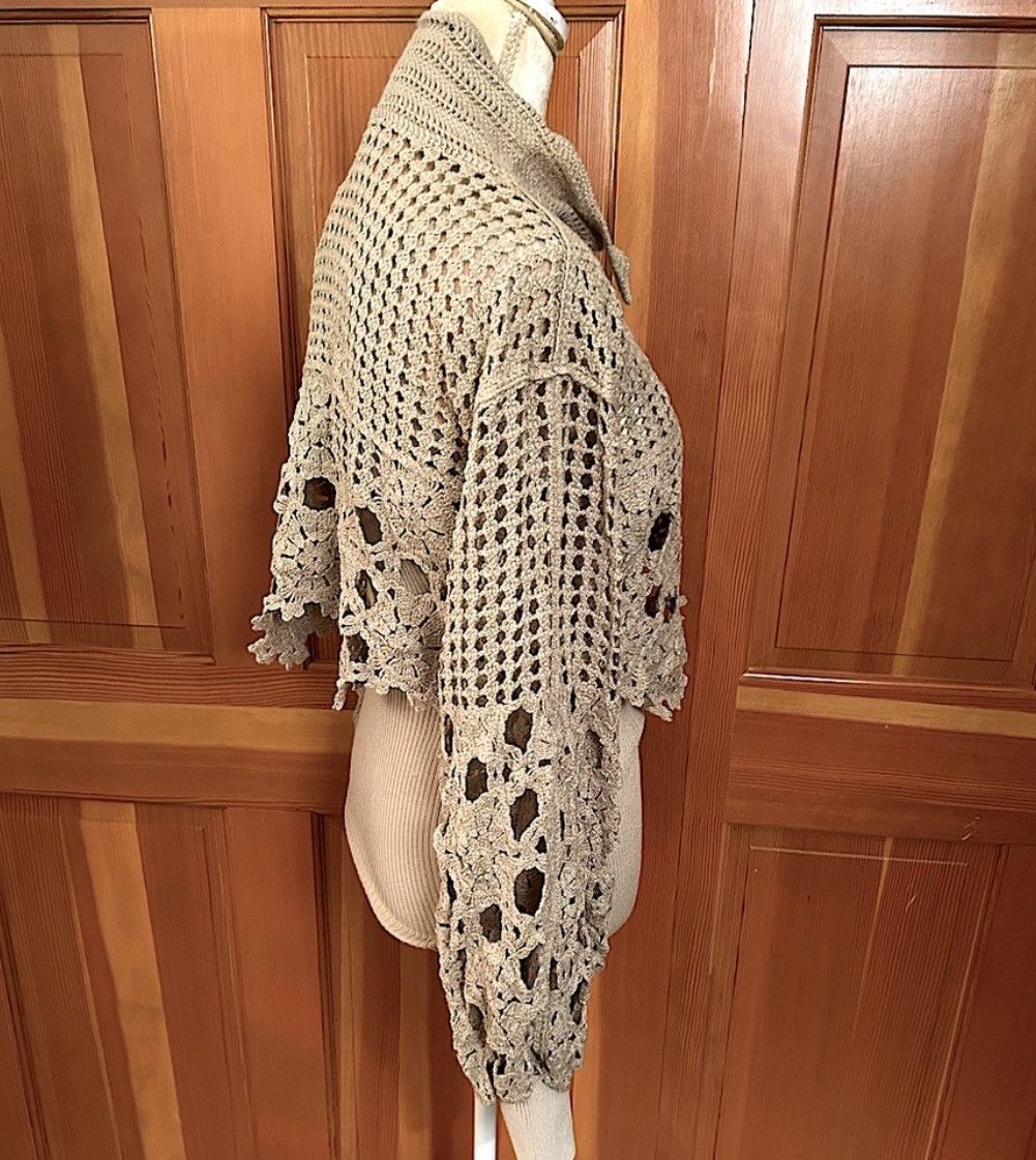 Designer × Other NWT, Lavishly Paris V Neck Loose Patchwork Pullover. Size M / US 6-8 / IT 42-44 - 14 Thumbnail
