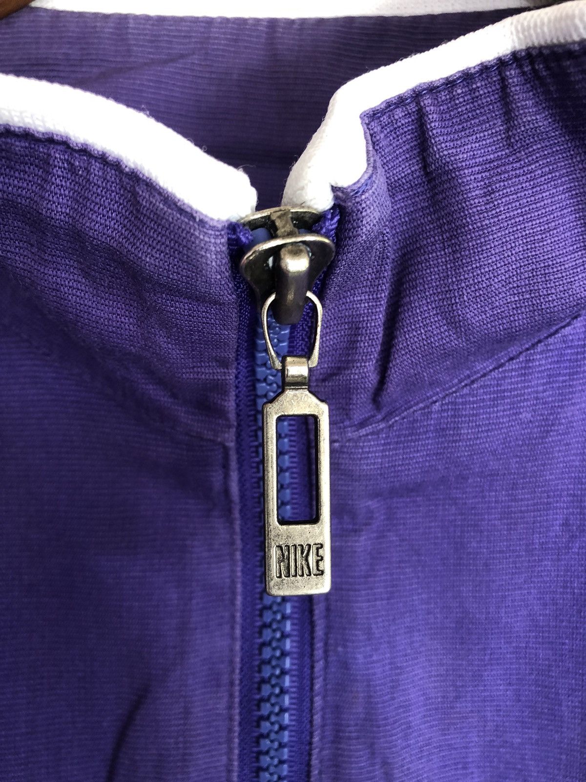 Japanese Brand × Nike × Vintage Crazy Vintage 90s Nike Just Do It Fullzipper Jacket Size US XXL / EU 58 / 5 - 5 Thumbnail