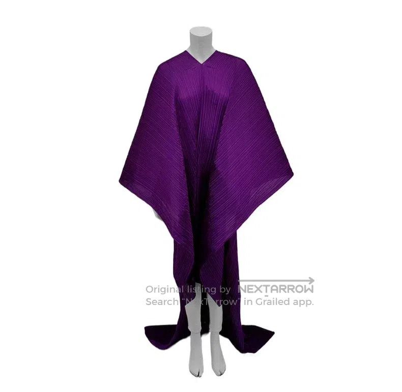 Issey Miyake Issey Miyake Purple and Fuchsia Oversized Scarf Size ONE SIZE - 1 Thumbnail