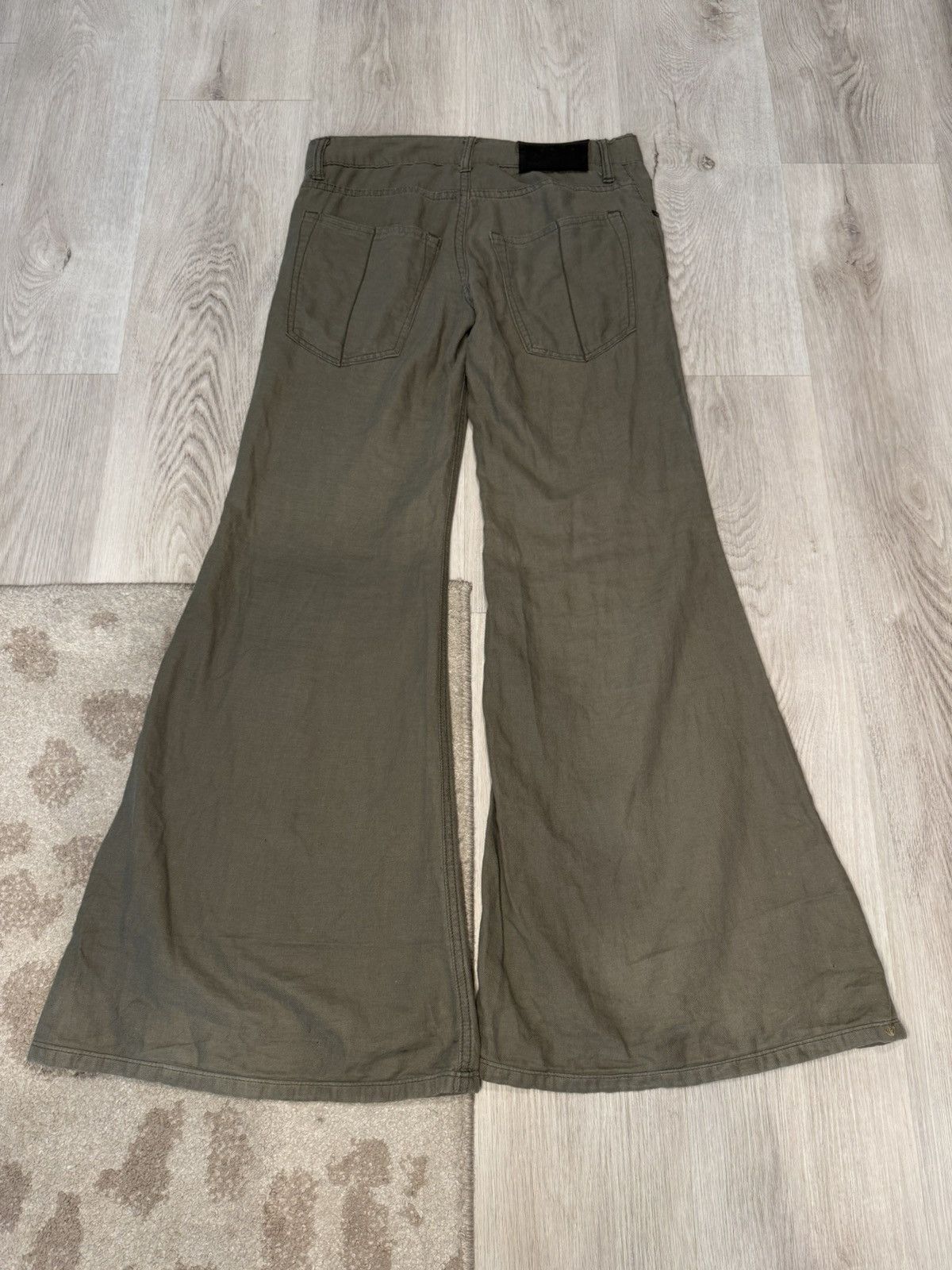 Le Grande Bleu (L.G.B.) lgb baggy 6646c wide leg flared bell bottom pants!! Size US 30 / EU 46 - 4 Thumbnail