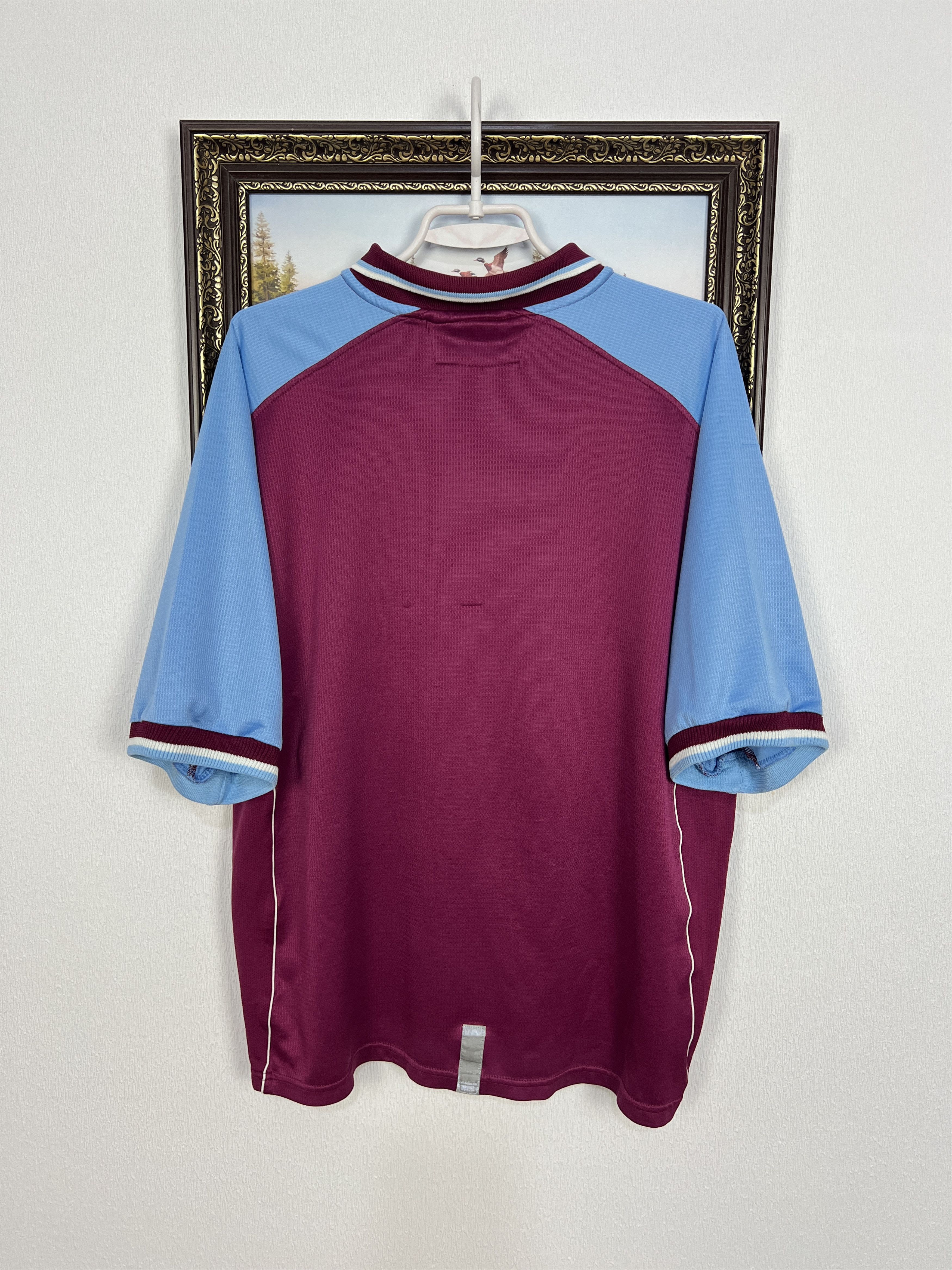 Diadora Aston Villa Home football shirt 2000 Soccer Diadora Jersey Size US XXL / EU 58 / 5 - 9 Thumbnail