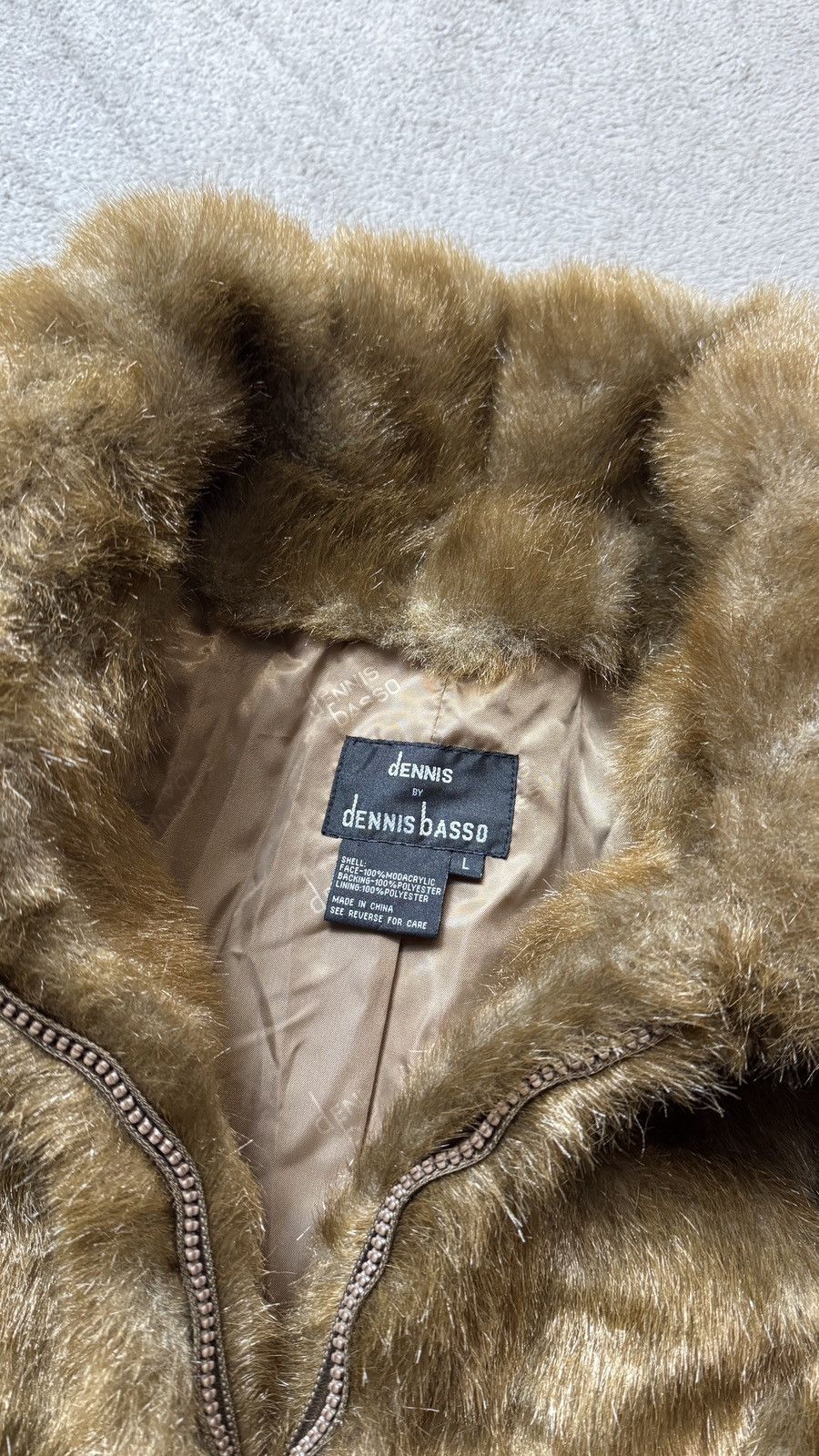 Vintage Dennis Basso Faux Fur Mink Coat Jacket ysl gucci balenciaga Size US M / EU 48-50 / 2 - 7 Thumbnail
