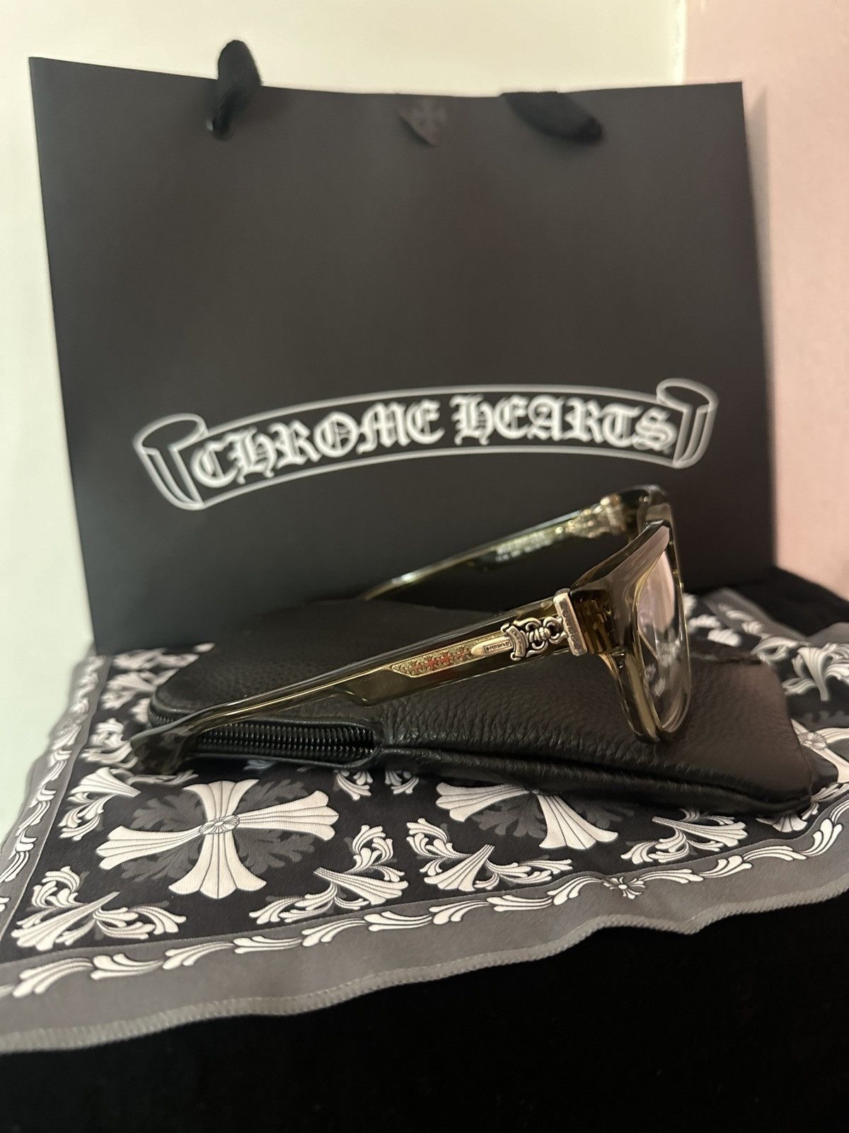 Chrome Hearts Chrome Hearts Box Officer Glasses Size ONE SIZE - 4 Thumbnail
