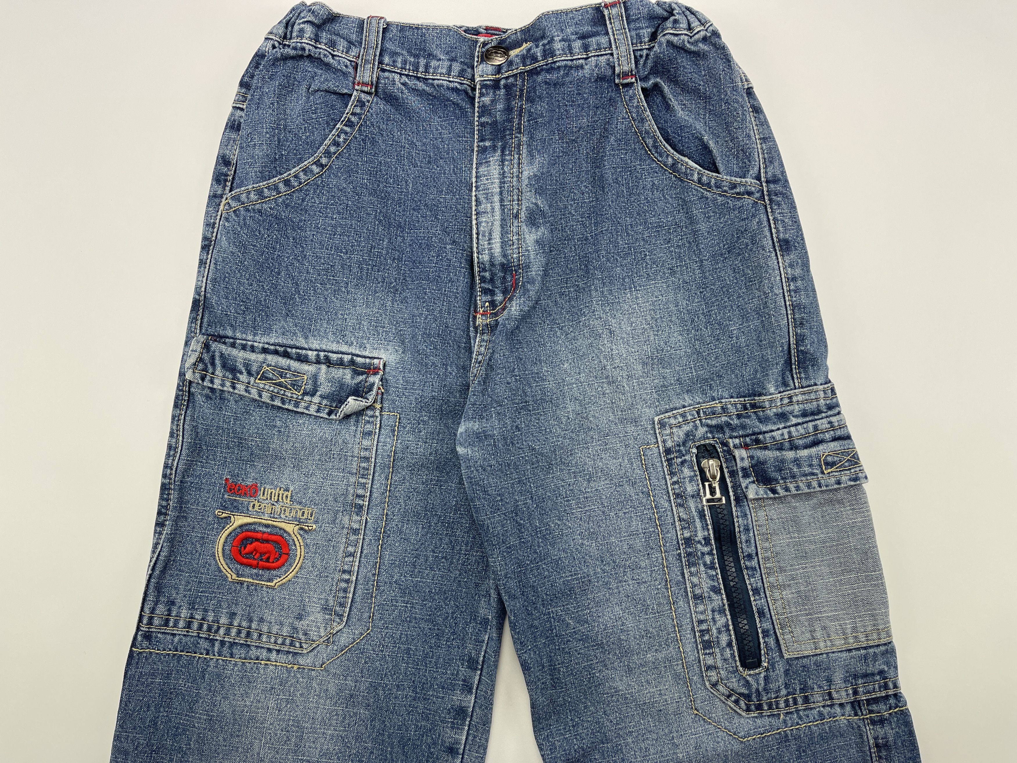Ecko Unltd. Ecko Unltd jeans, baggy, vintage 90s hip hop skater Y2K W 24 Size US 26 / EU 42 - 6 Thumbnail