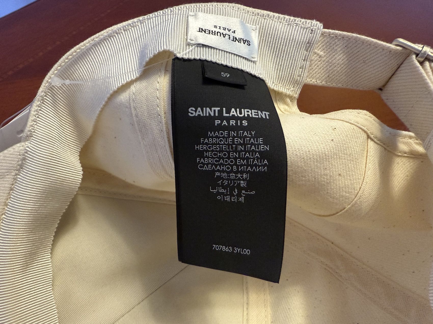 Saint Laurent Paris B-cap Size ONE SIZE - 6 Thumbnail