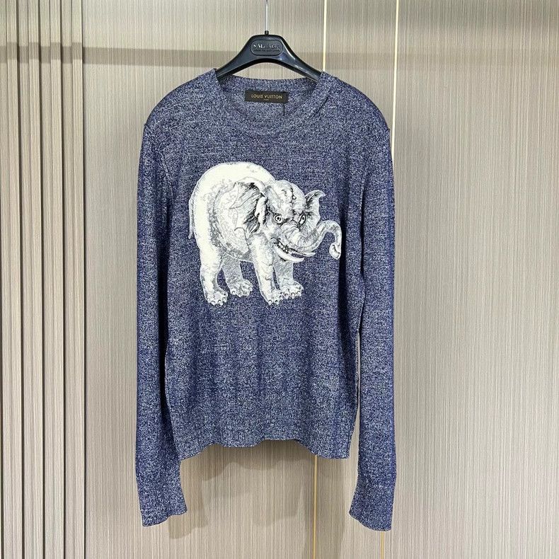 Louis Vuitton Louis Vuitton Zoo Embroidered Alphabet Sweater 2501-Nextarr Size US S / EU 44-46 / 1 - 1 Thumbnail