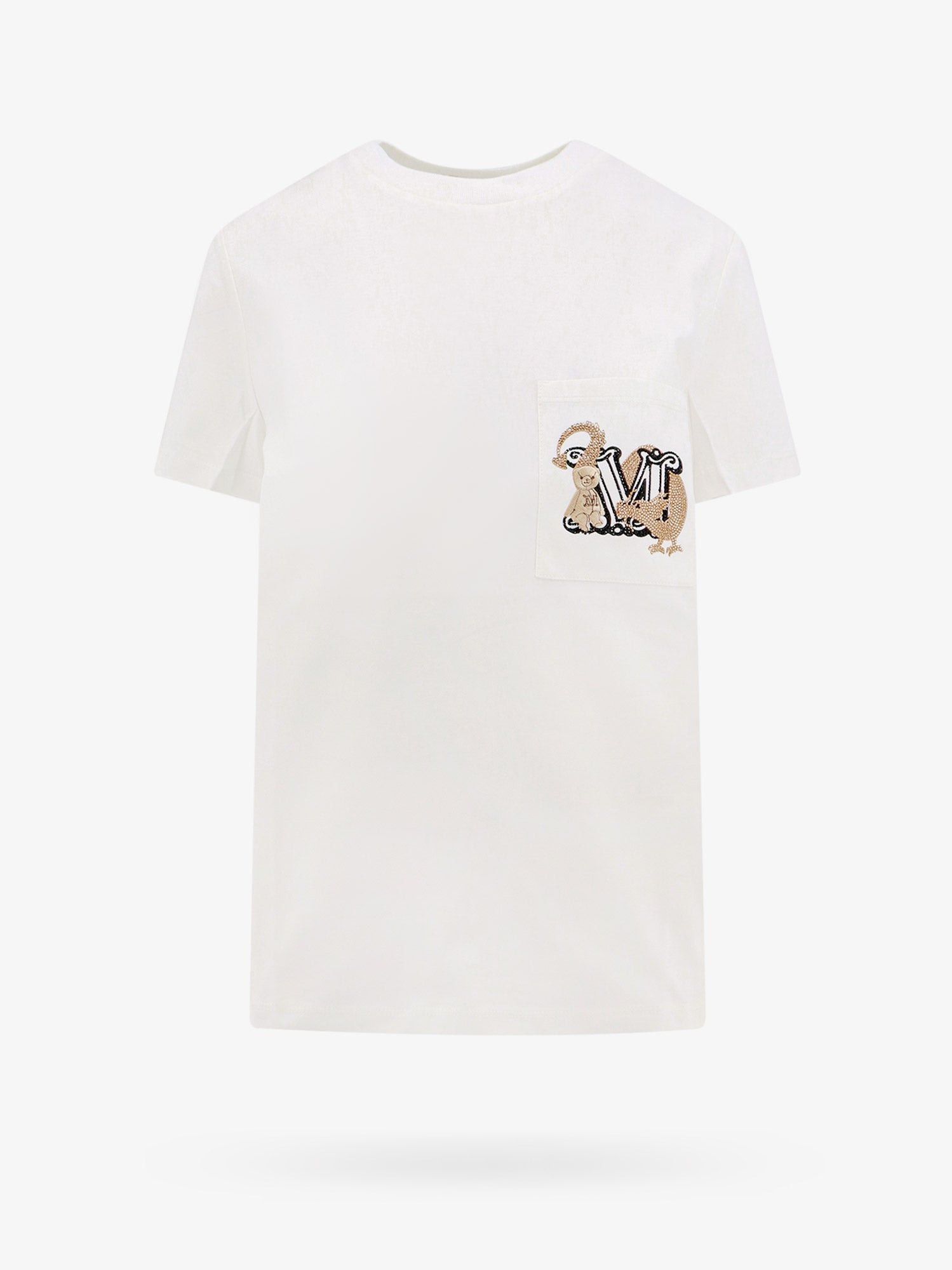 image of Max Mara Elmo Woman White T-Shirts, Women's (Size XS)