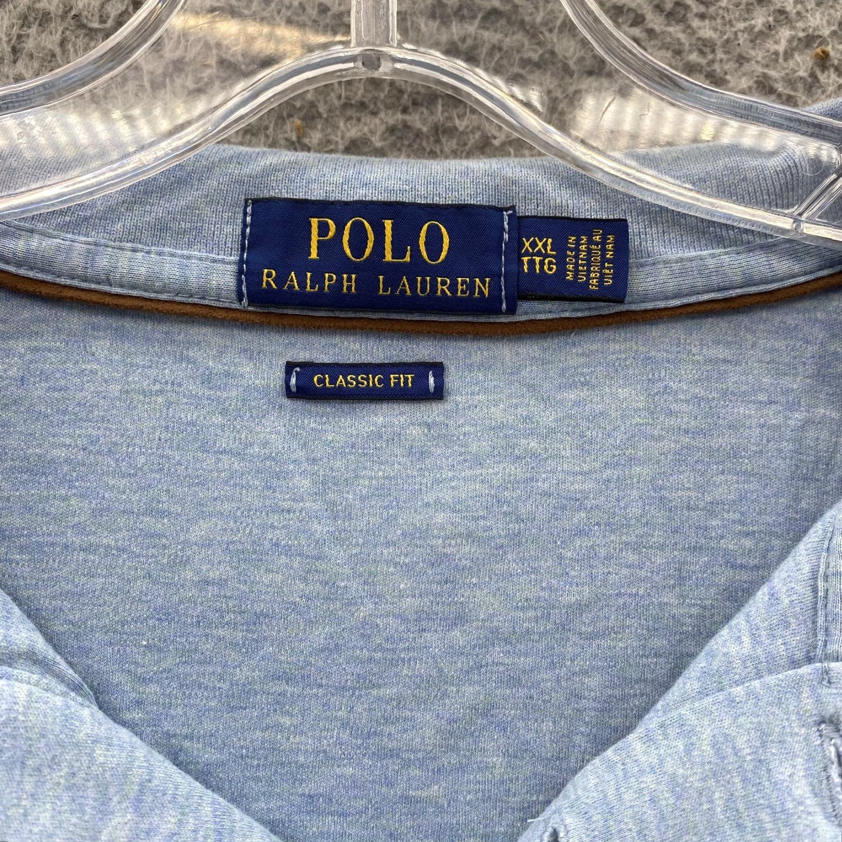 Ralph Lauren Ralph Lauren Polo Shirt Mens 2XL Blue Classic Fit Flash Pony 90s Academia Preppy Shirt Mens Classic Polo Blue 2XL 90s Flash Pony Size US XXL / EU 58 / 5 - 3 Thumbnail