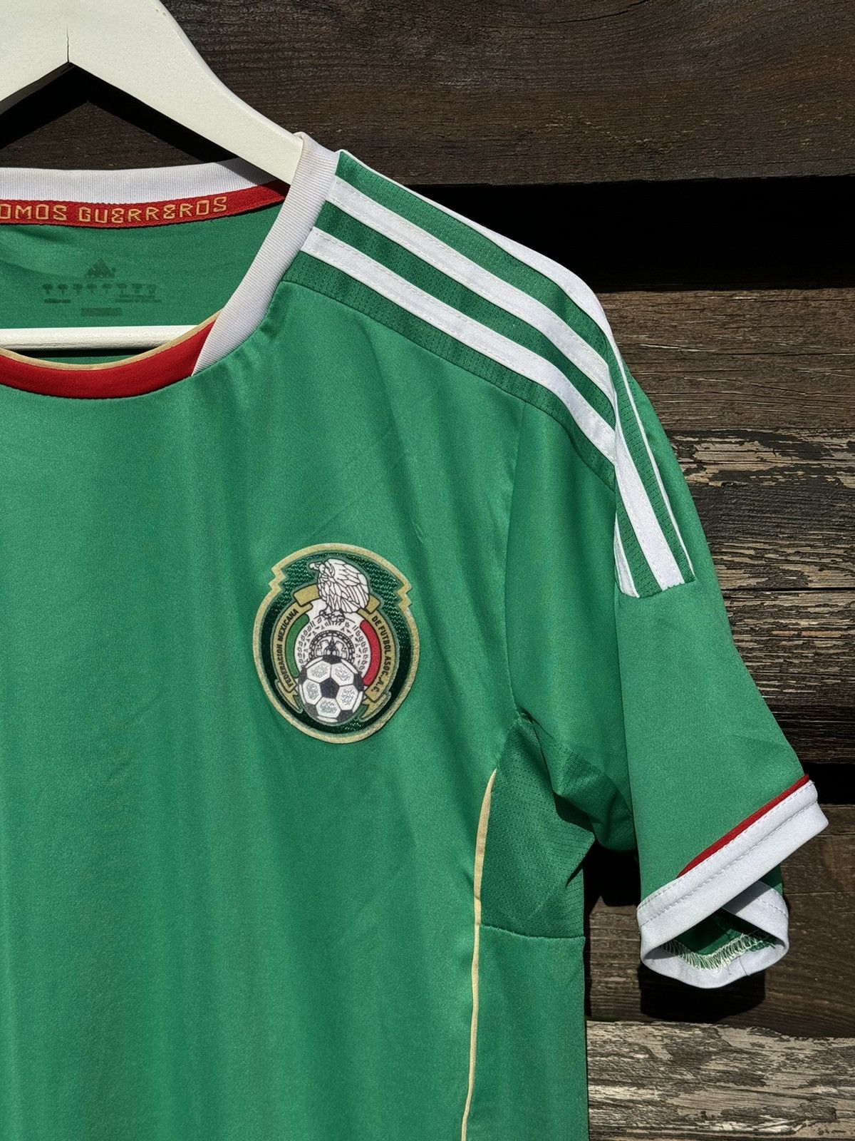 Adidas × Vintage 2010 Adidas Mexico green vintage soccer jersey Size US S / EU 44-46 / 1 - 5 Thumbnail