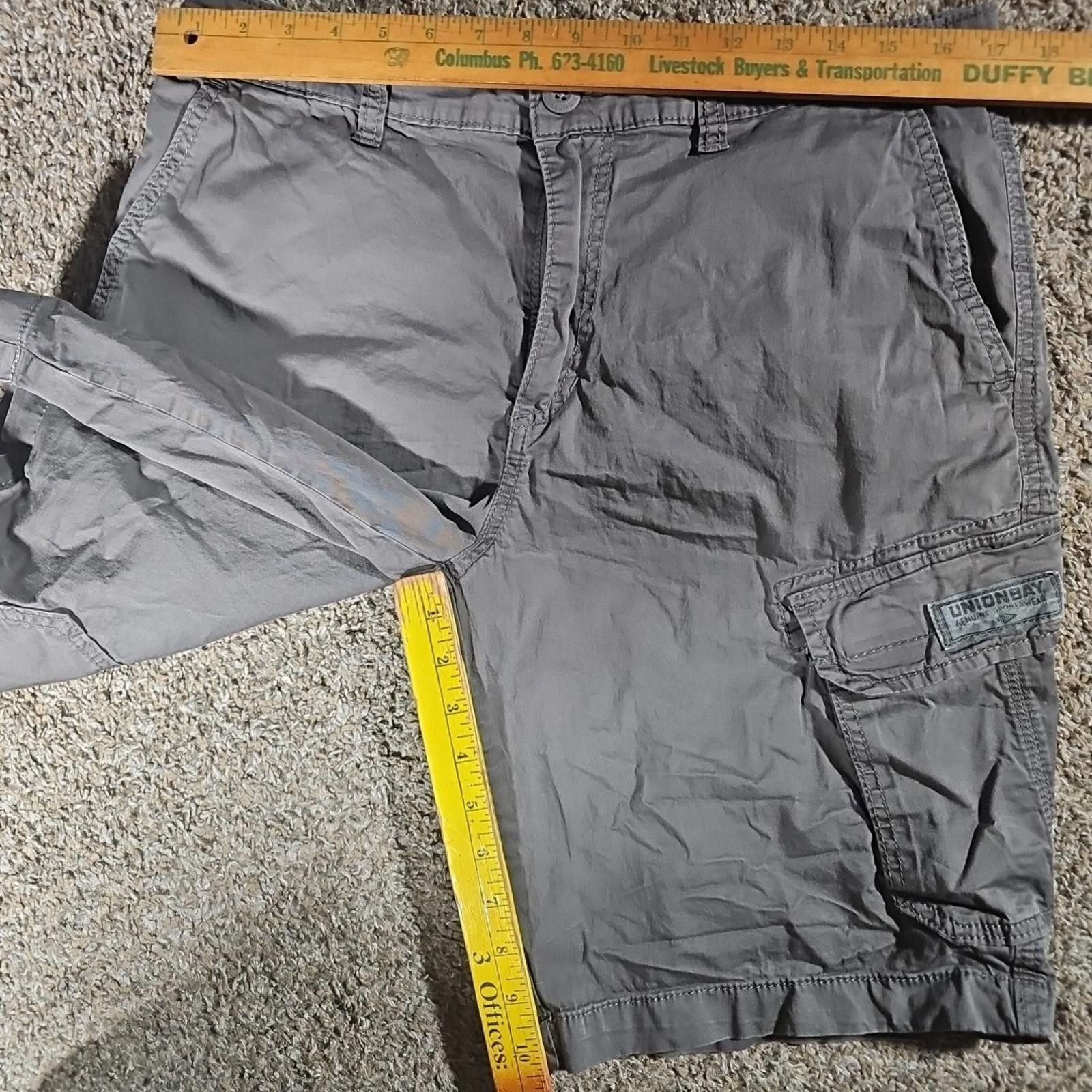 UNIONBAY Unionbay Sz 34 Gray Cargo Shorts Size US 34 / EU 50 - 5 Thumbnail