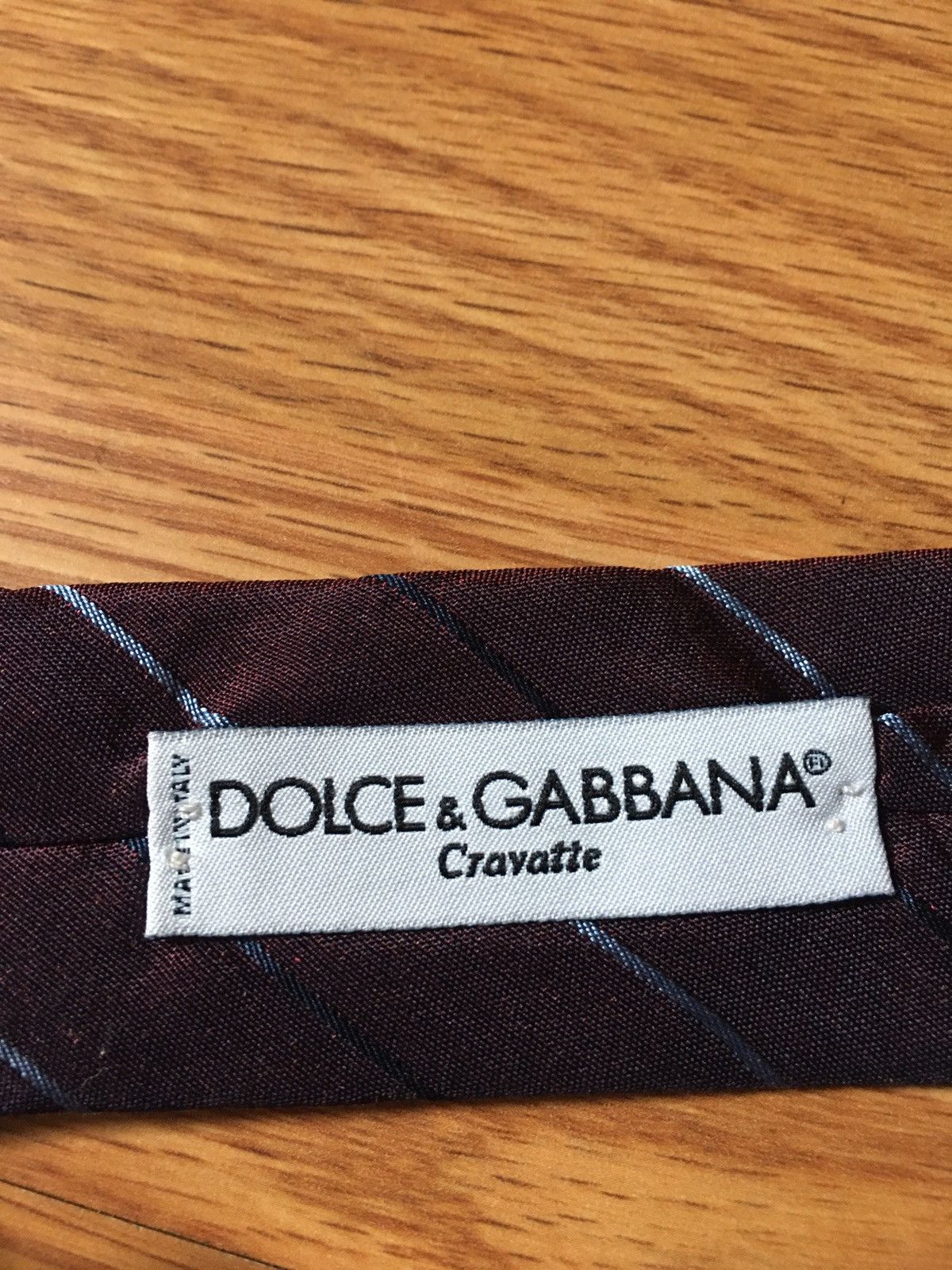 Dolce & Gabbana Dolce & Gabbana Chameleon Stripped Silk Mens Tie Size ONE SIZE - 4 Thumbnail