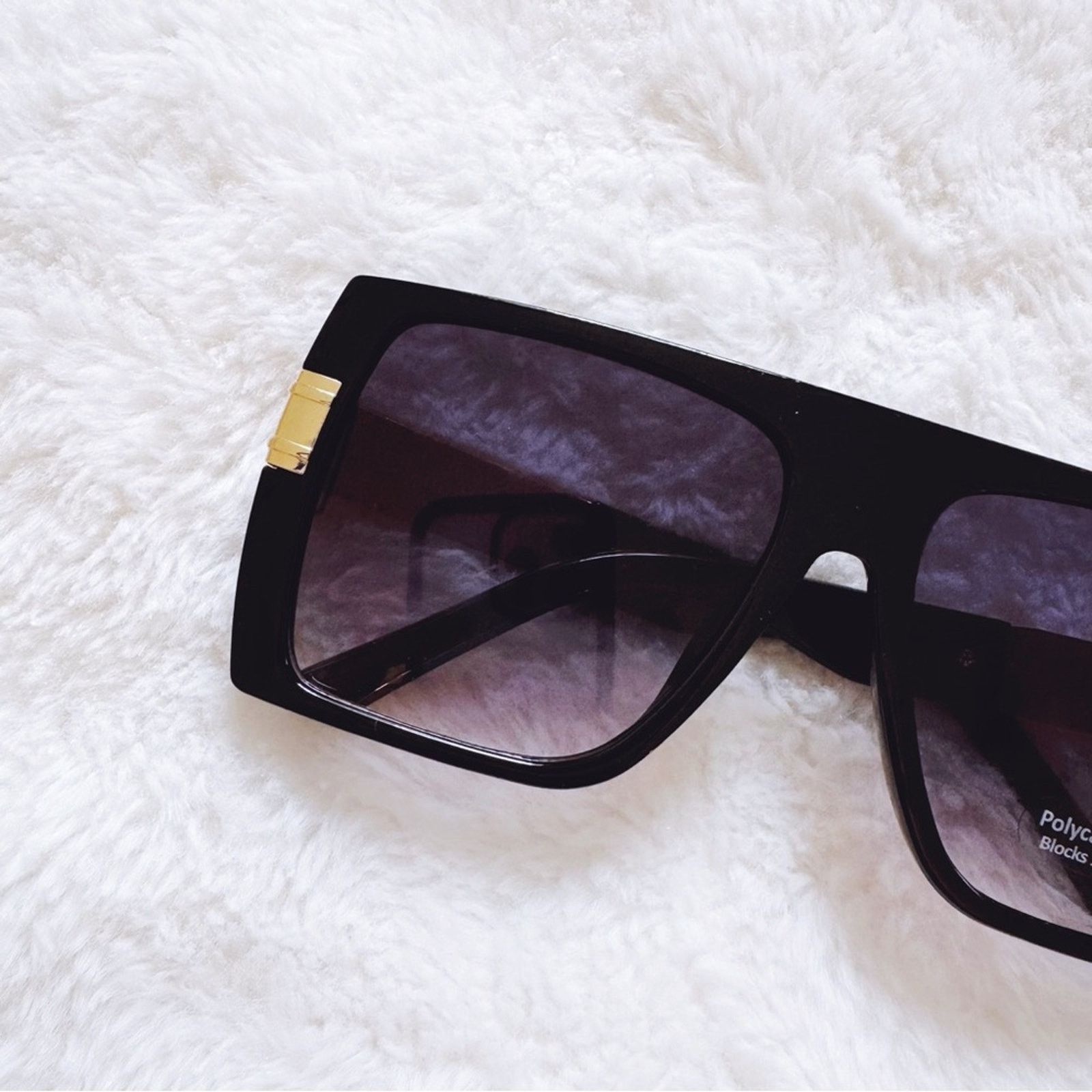 Other Inez Black Oversized Square Sunglasses Size ONE SIZE - 2 Thumbnail