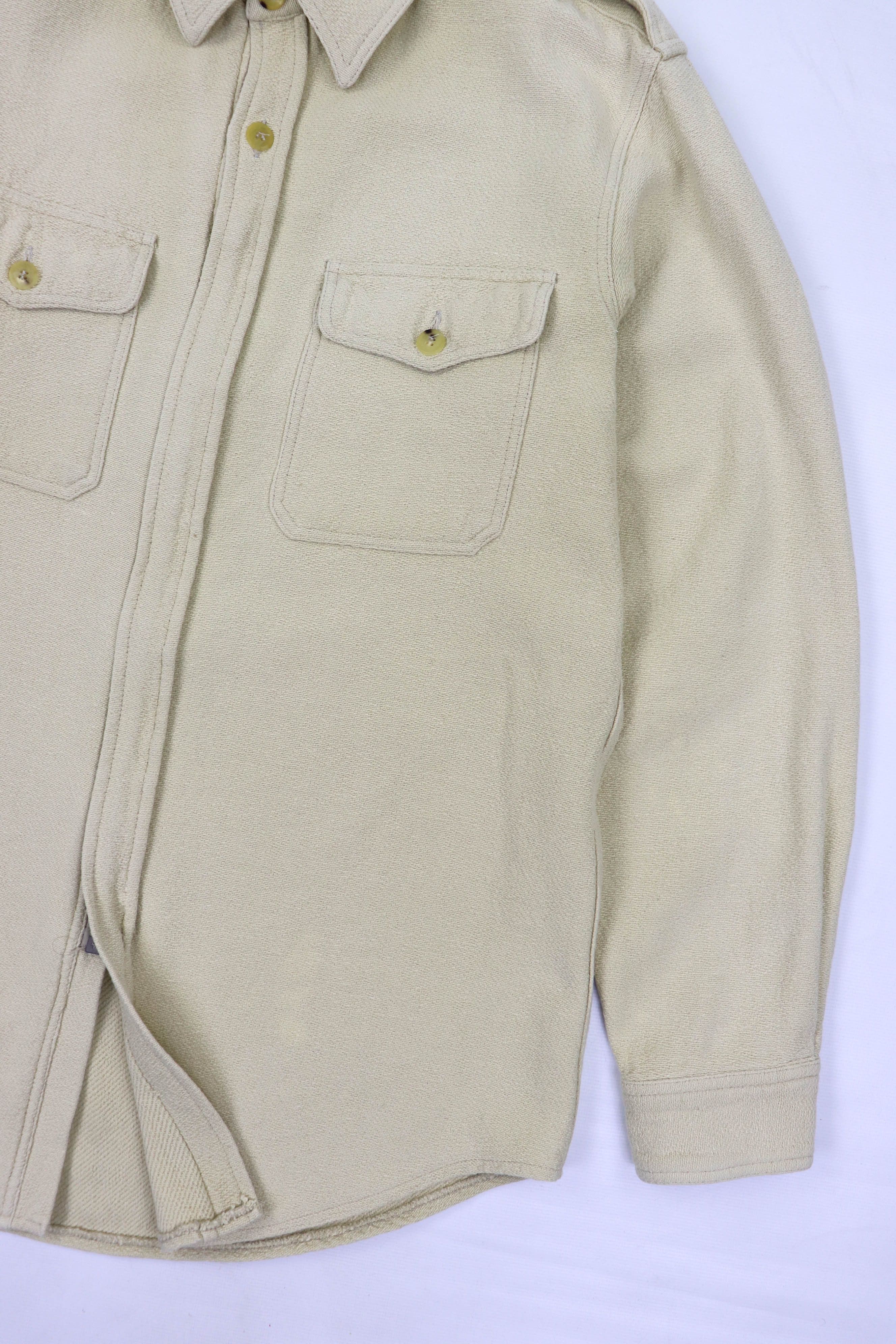 Bally BALLY Vintage Made in Italy Light Beige Zip Overshirt Size US M / EU 48-50 / 2 - 4 Thumbnail