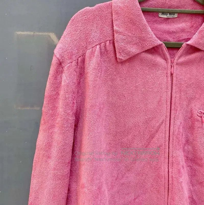 Miu Miu Miu Miu Coral Pink Women's Cardigan . Size L / US 10 / IT 46 - 4 Thumbnail