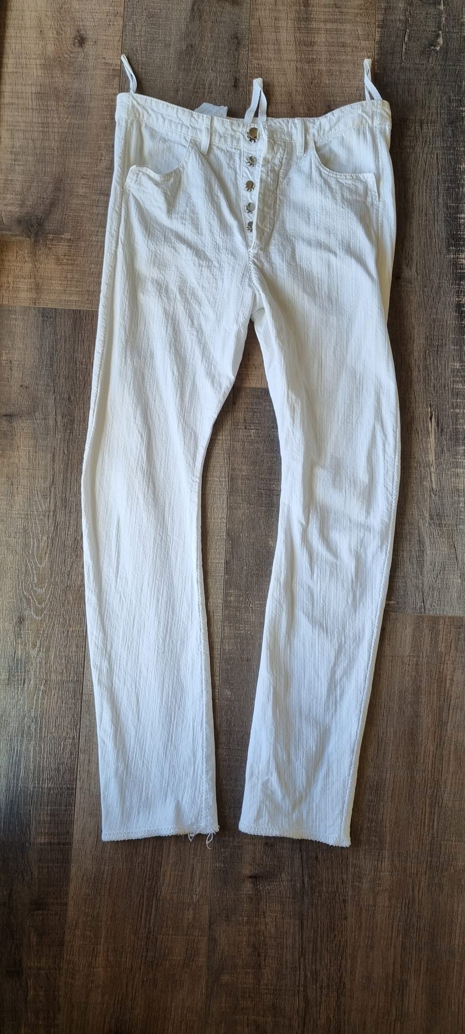 Carol Christian Poell Carol Christian Poell CCP White Denim Pant Size 50 Size US 34 / EU 50 - 1 Thumbnail