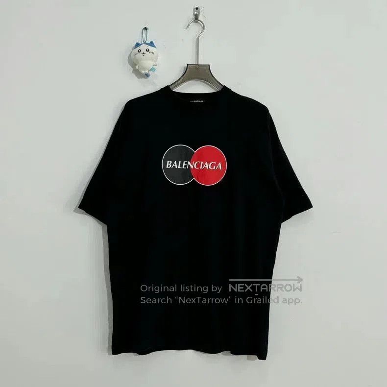 Balenciaga Balenciaga Mastercard Logo Short Sleeve Tee. Size US S / EU 44-46 / 1 - 1 Thumbnail