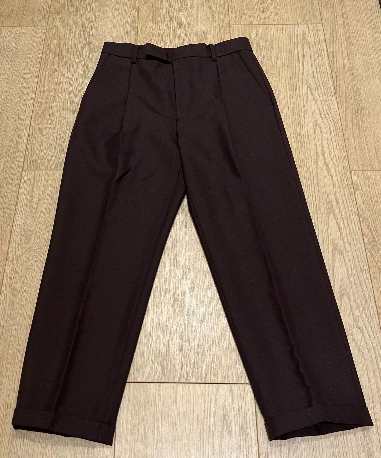 Wacko Maria WACKOMARIA GUILTYPATIES Pleated Wool Trousers Size US 31 - 1 Thumbnail