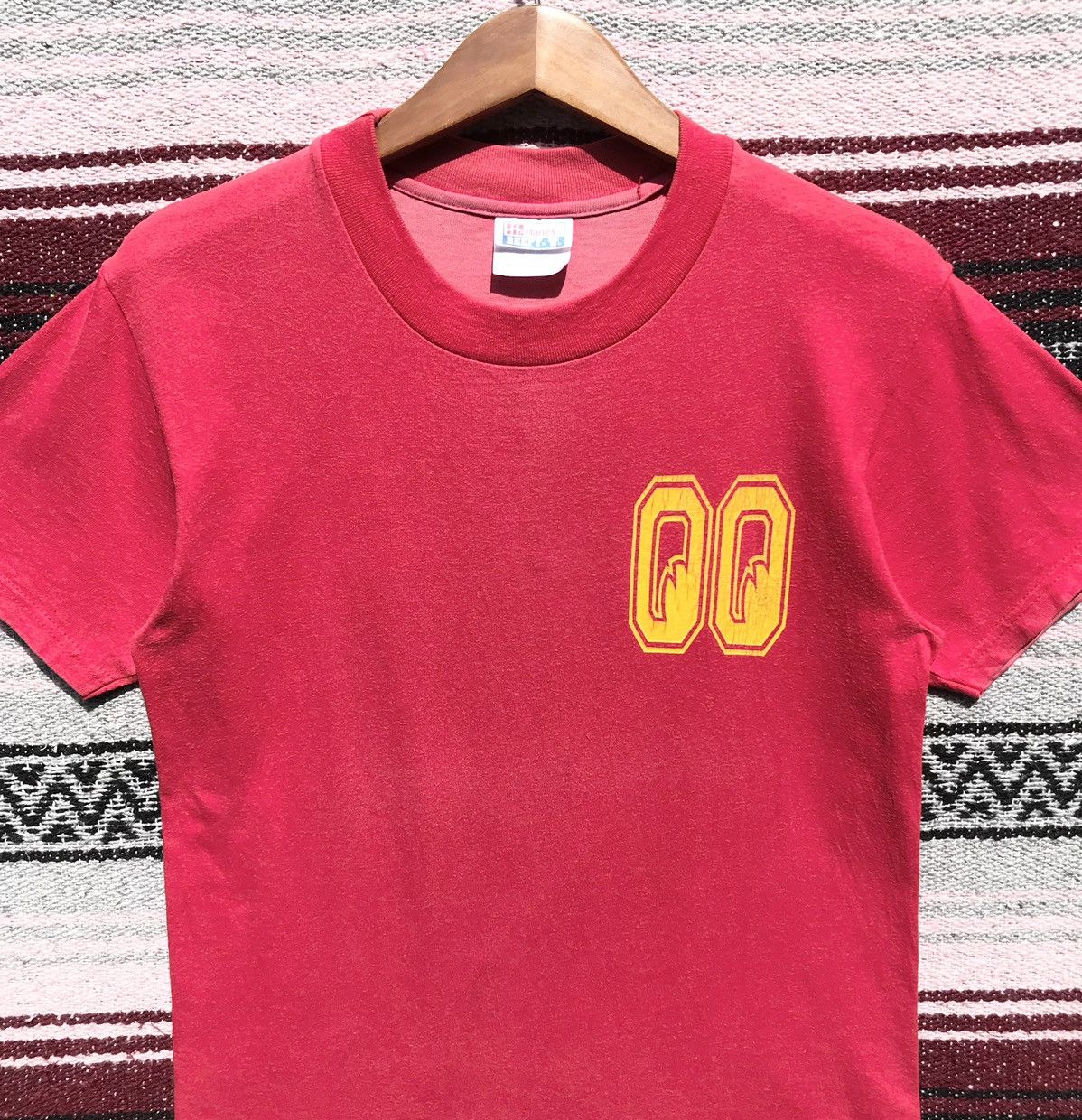 Japanese Brand Vintage 90s Moon Eyes Tee Moon Eyes Equipment Co. SunFaded Size US S / EU 44-46 / 1 - 11 Thumbnail