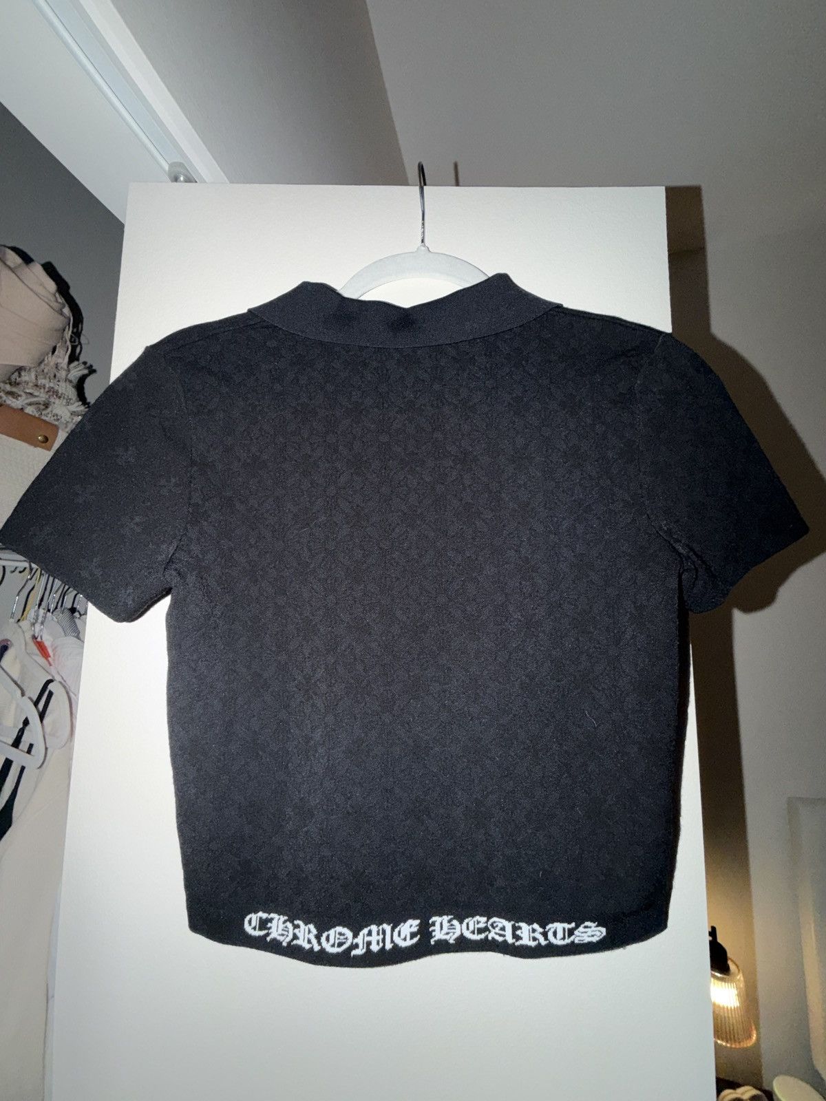 CHROME HEARTS ブラック ポロシャツ S 楽天市場】CHROME HEARTS MENS SMALL POLO SHIRT クロムハーツ メンズ