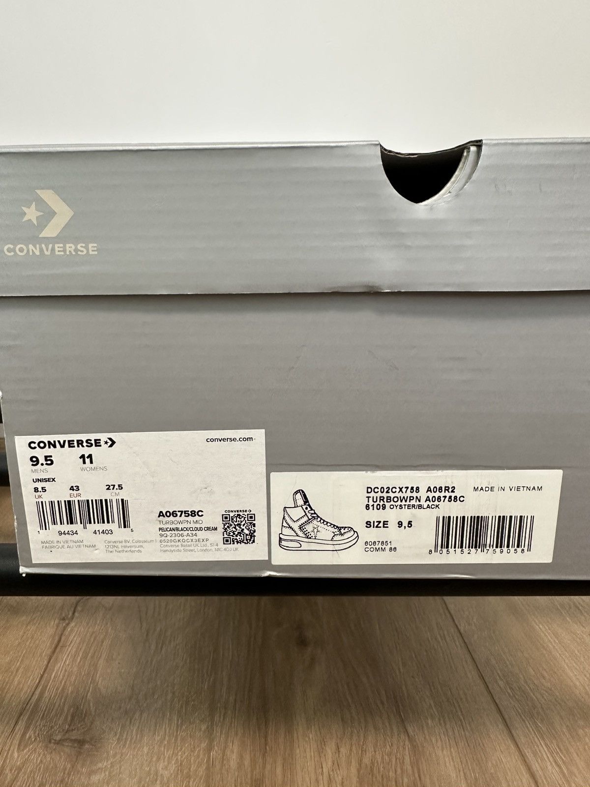 Converse × Rick Owens Drkshdw Rick Owens DRKSHDW x Converse TURBOWPN — Size 43 EU Size US 10 / EU 43 - 8 Thumbnail