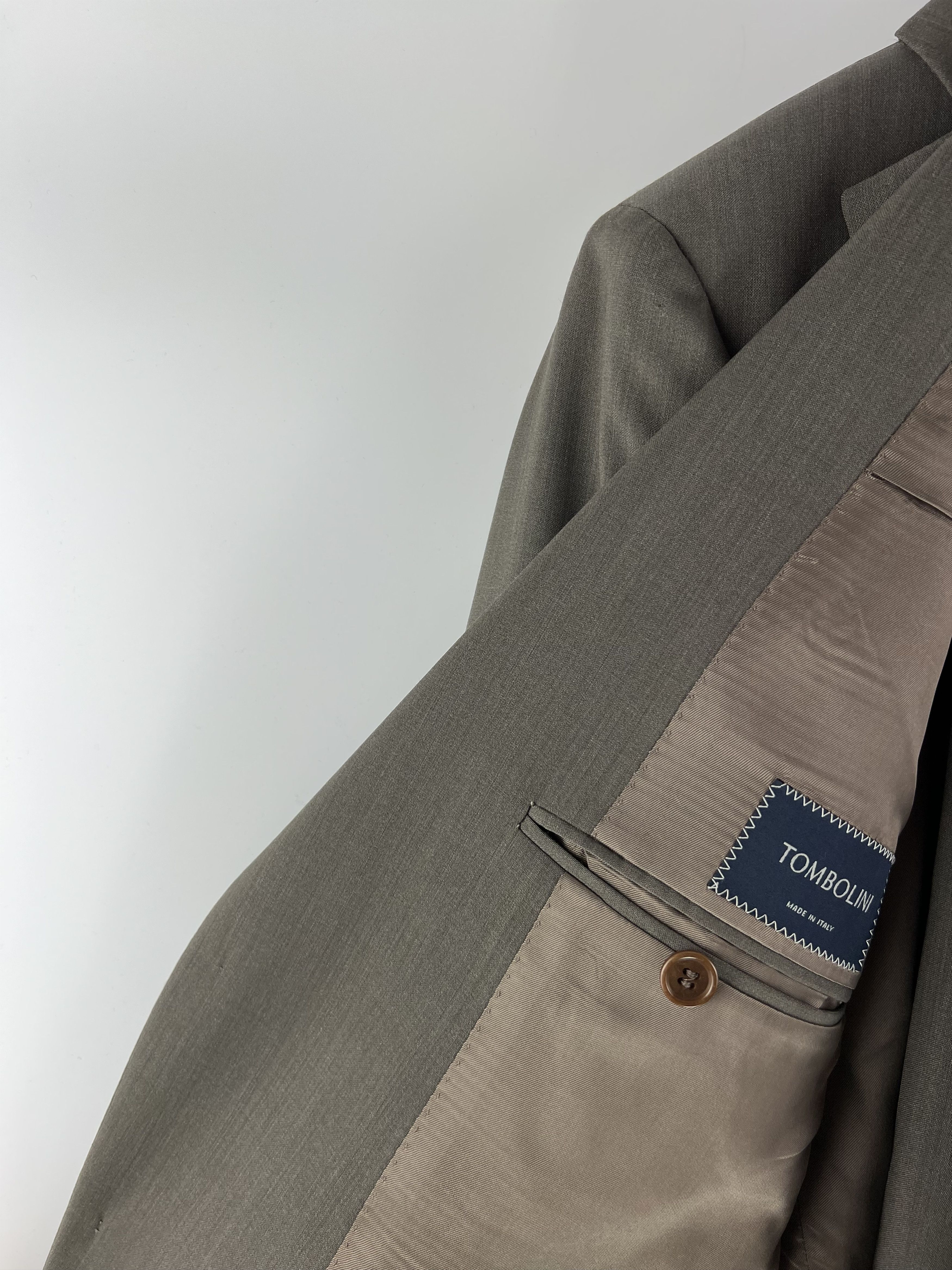 Tombolini Tombolini Wool Suit Size 50 Size 50R - 3 Thumbnail