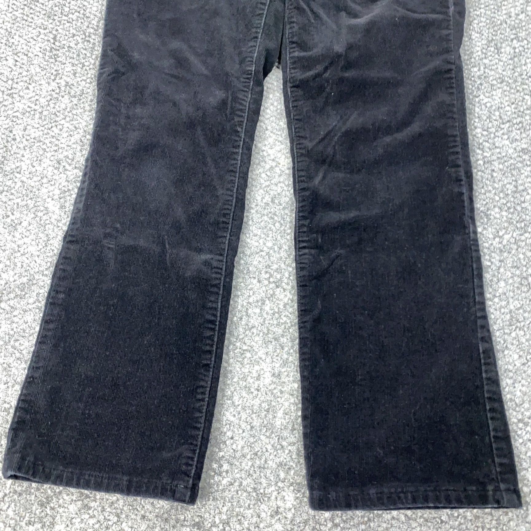 Talbots Talbots Heritage Pants Jeans Womens 8P Black Corduroy Straight Leg Stretch Pockets Zip Casual Womens Size 30" / US 8 / IT 44 - 5 Thumbnail