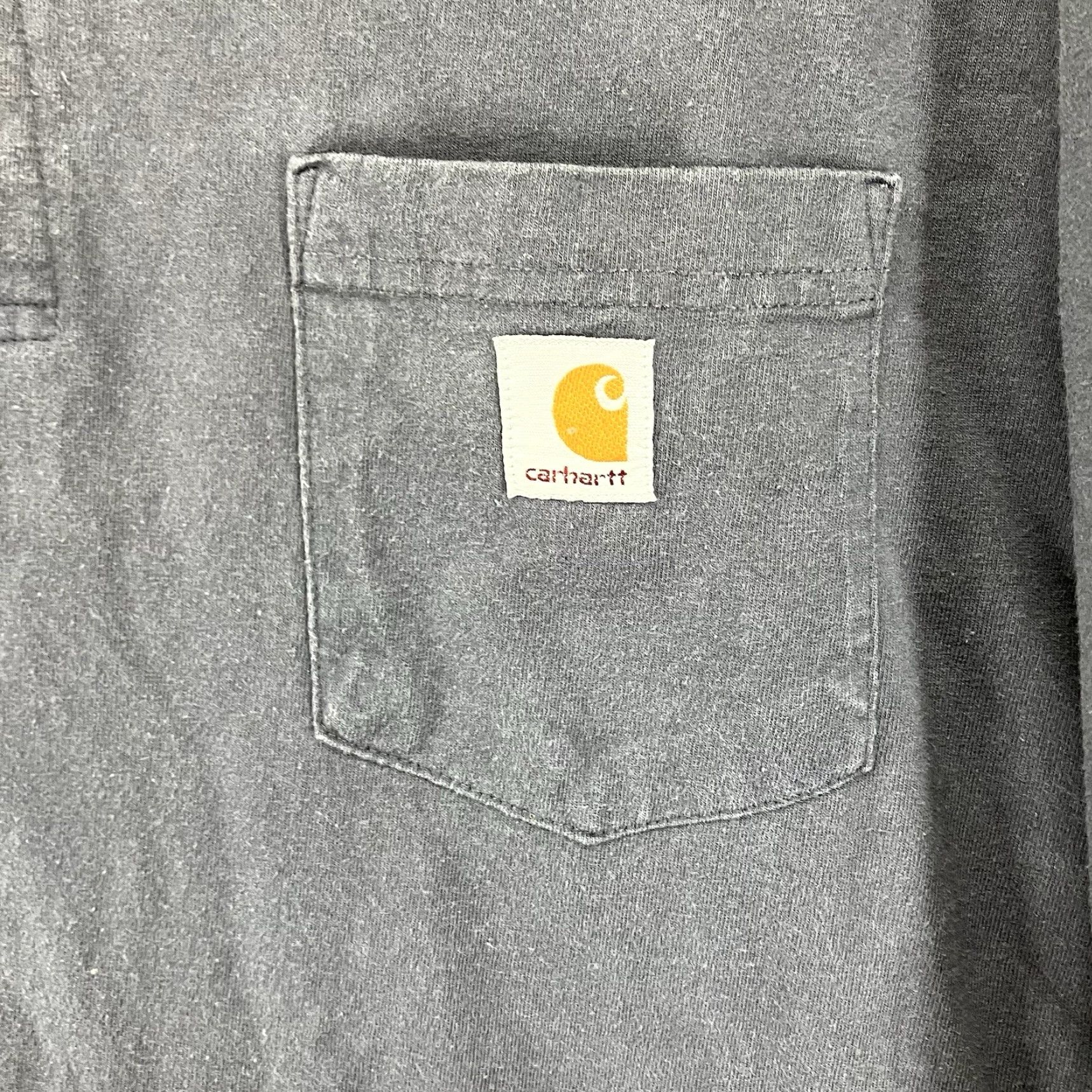 Carhartt VINTAGE Carhartt Mens T-Shirt Henley Long Sleeve Navy Blue All Cotton 100% 2010s K87 Logo Pockets Heavyweight Regular Size L Size US L / EU 52-54 / 3 - 5 Thumbnail