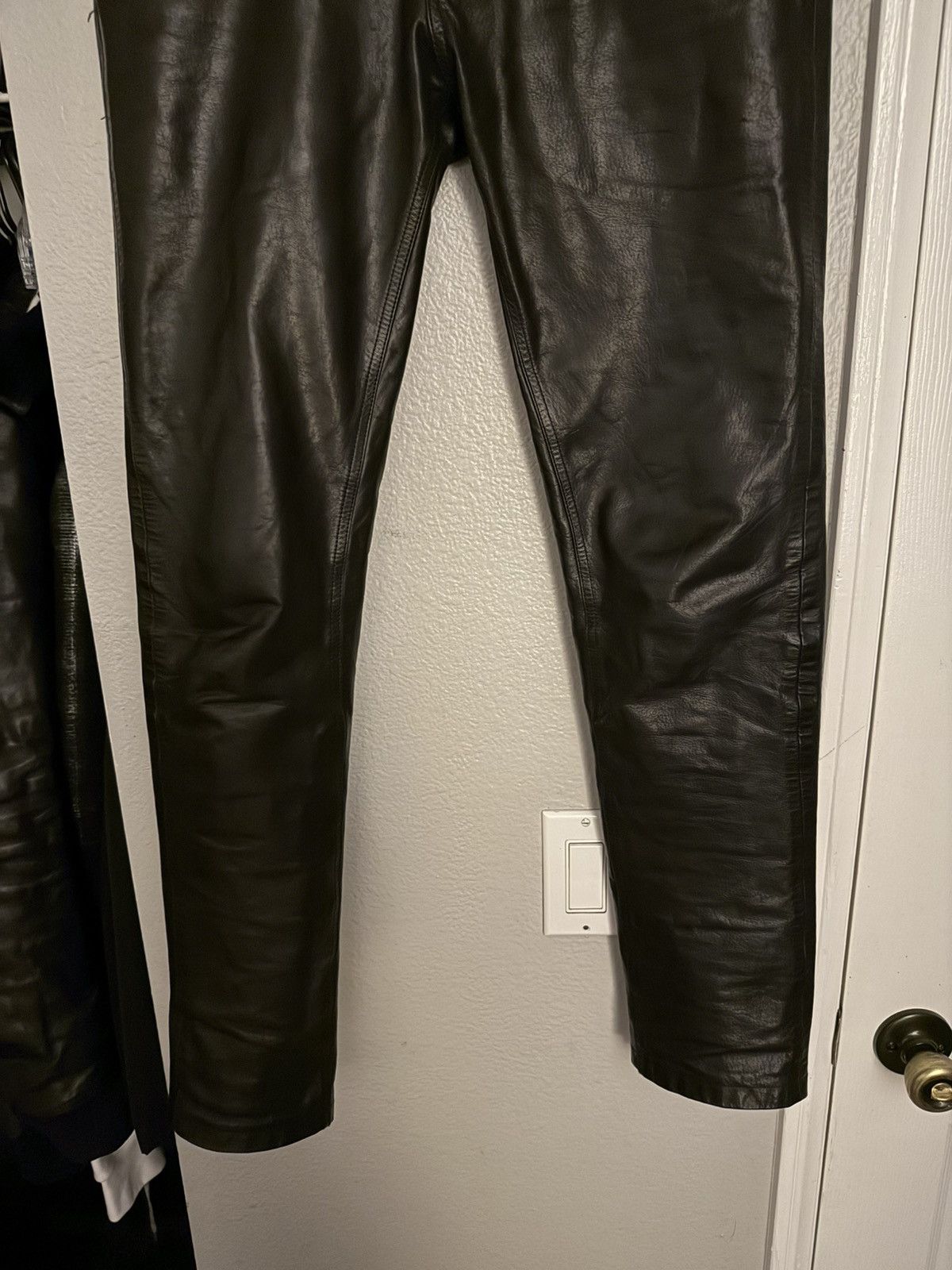 Rick Owens Rick Owens Leather Tyrone Pants Size US 30 / EU 46 - 4 Thumbnail