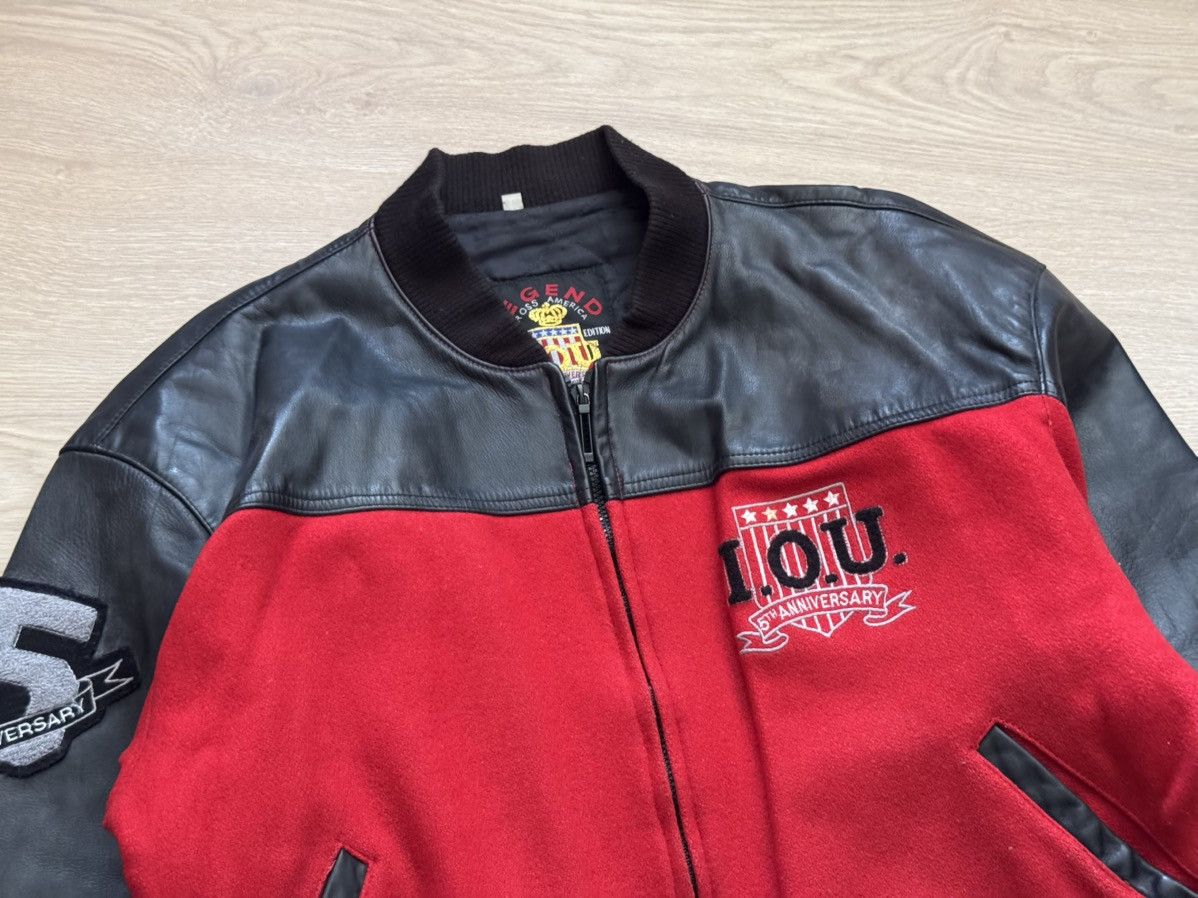 Genuine Leather Vintage 90’s Legend Across America Leather Bomber Jacket Size US L / EU 52-54 / 3 - 2 Thumbnail