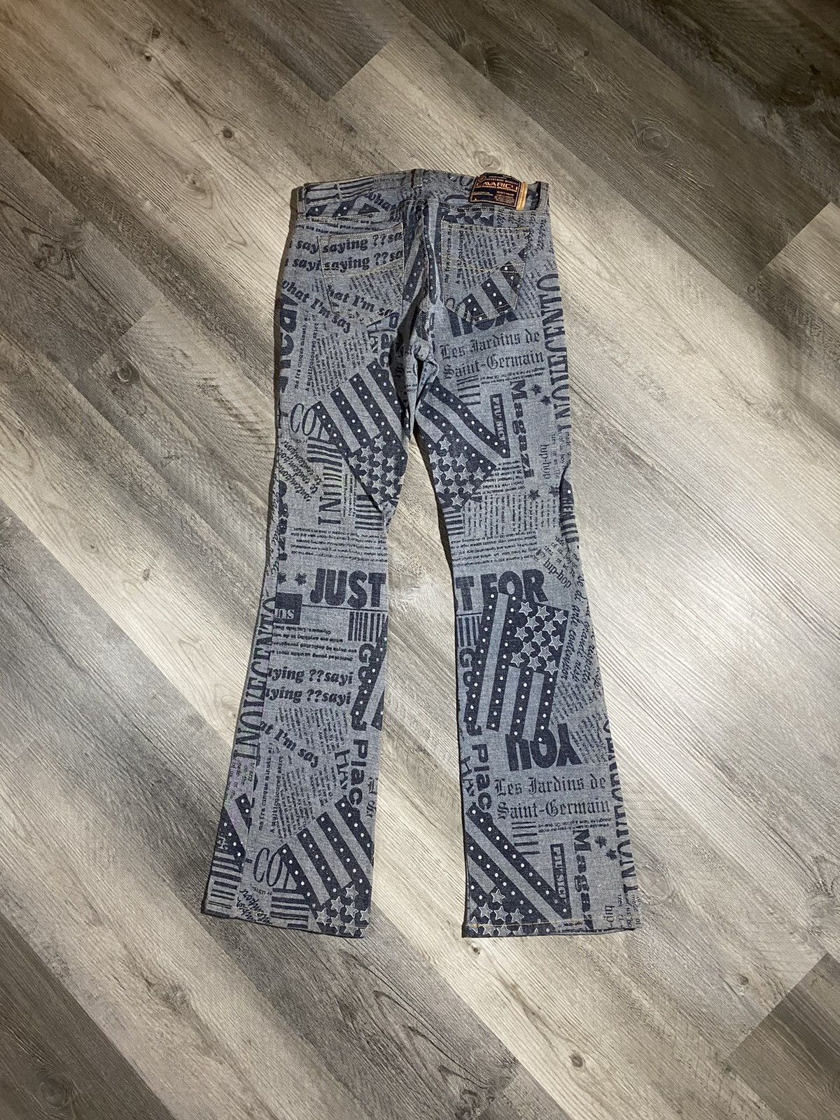 Vintage Z. Cavaricci Vintage AOP Boot Cut Denim Jeans Size 29" - 2 Thumbnail