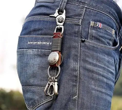 Other Genuine Leather Alloy Keychains Size ONE SIZE - 3 Thumbnail