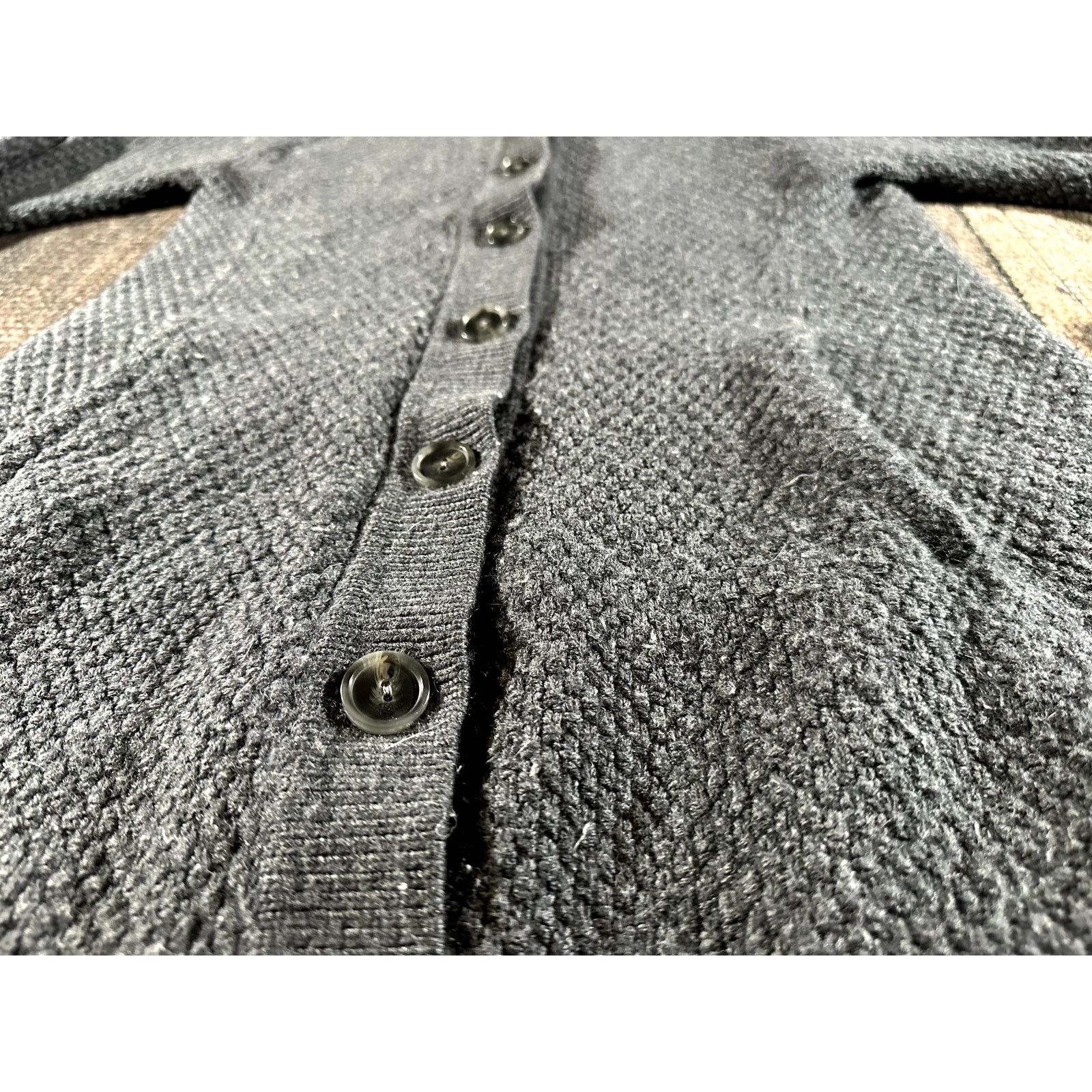 Patagonia Patagonia Women's Small Grey Merino Wool Sweater Coat Knit Size S / US 4 / IT 40 - 5 Thumbnail