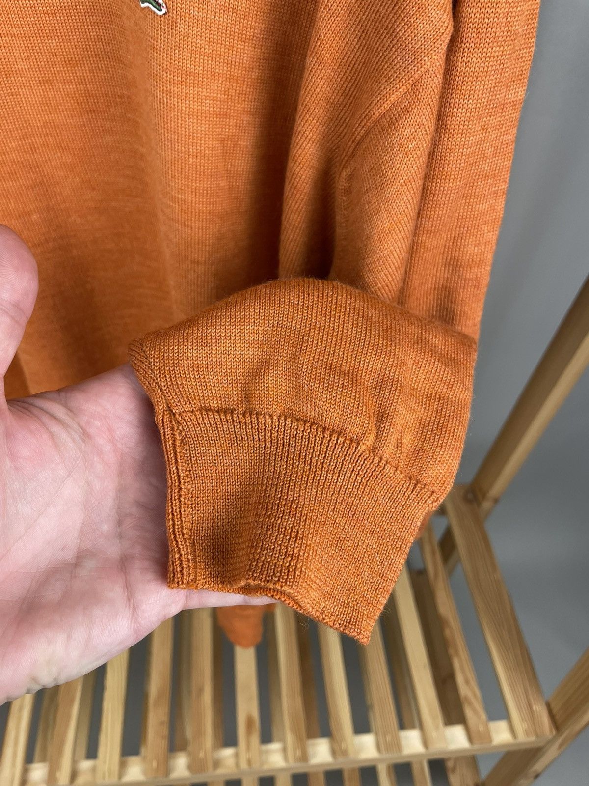 Designer × Lacoste × Vintage Vintage Lacoste knit wool sweater crewneck 90’s y2k Size US L / EU 52-54 / 3 - 6 Thumbnail