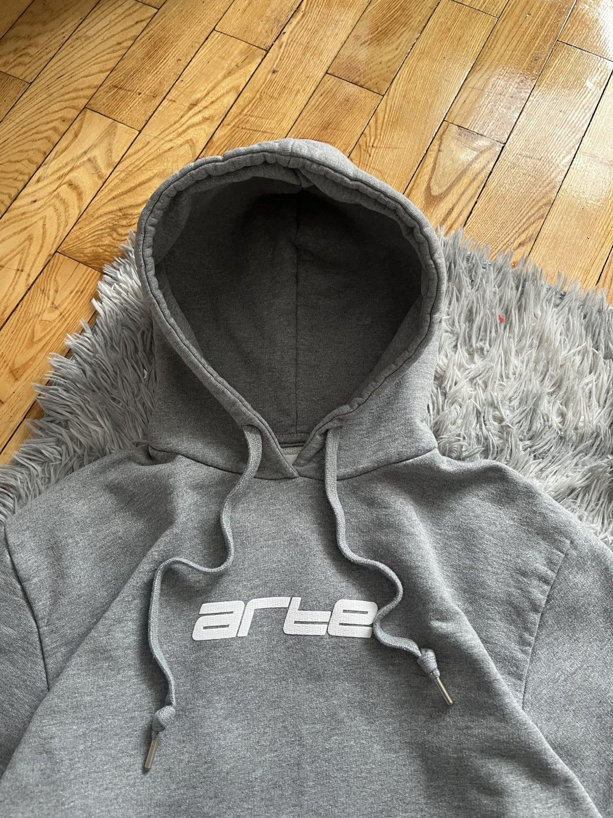 Arte Antwerp Arte Antwerp Heavyweight Logo Hoodie Grey Size M Size US M / EU 48-50 / 2 - 6 Thumbnail