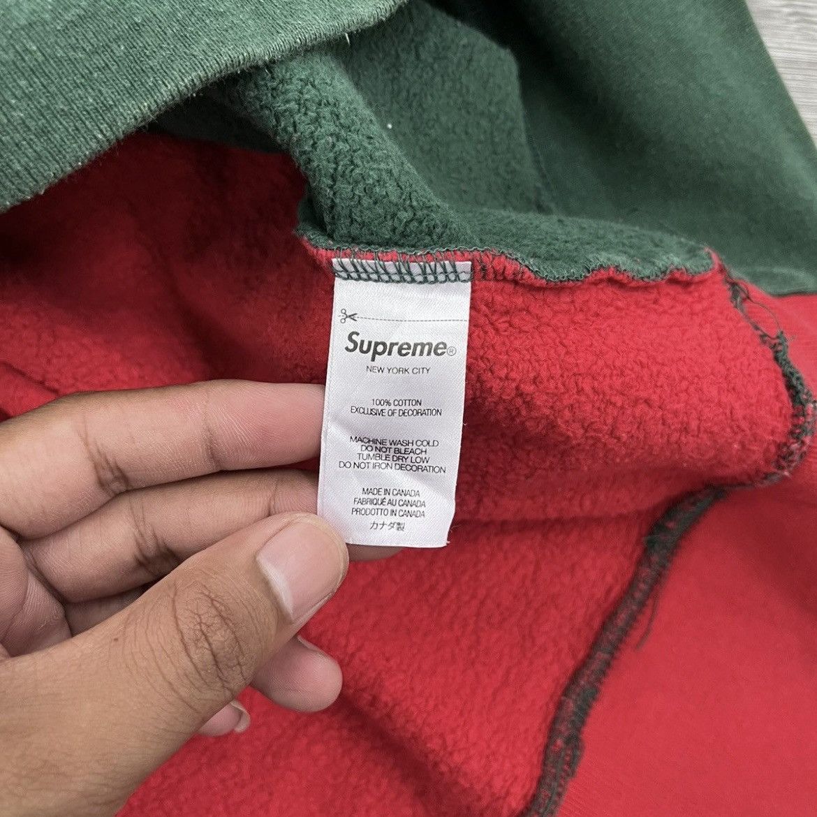 Supreme Supreme S Logo Split Hooded Sweatshirt F/W2021 Size US XL / EU 56 / 4 - 8 Thumbnail