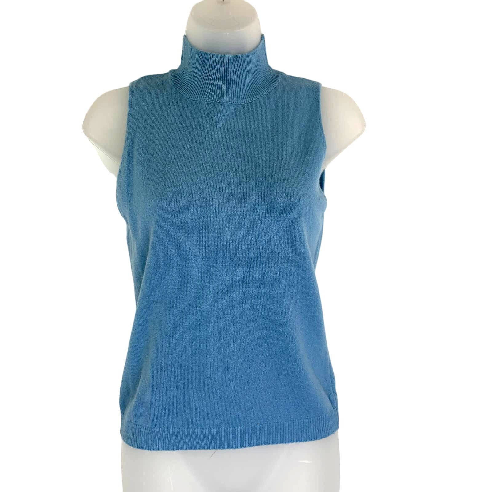 United Colors Of Benetton Y2K United Colors of Benetton Turtleneck Sweater Sleeveless Size XS / US 0-2 / IT 36-38 - 1 Thumbnail
