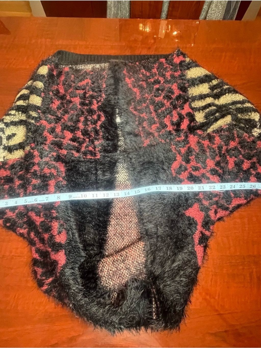 Other NWT Max Sport LA S/M Mixed Animal Print Fuzzy Cardigan Goth Size S / US 4 / IT 40 - 5 Thumbnail