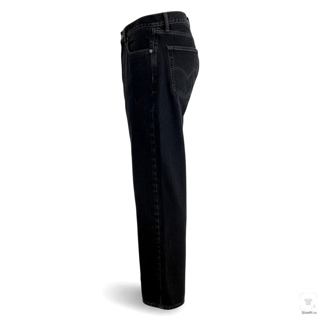 Levi's Levi'S 505 Jeans Mens Black Dark Wash 38x29 Straight Fit - Zip Fly Size US 38 / EU 54 - 3 Thumbnail