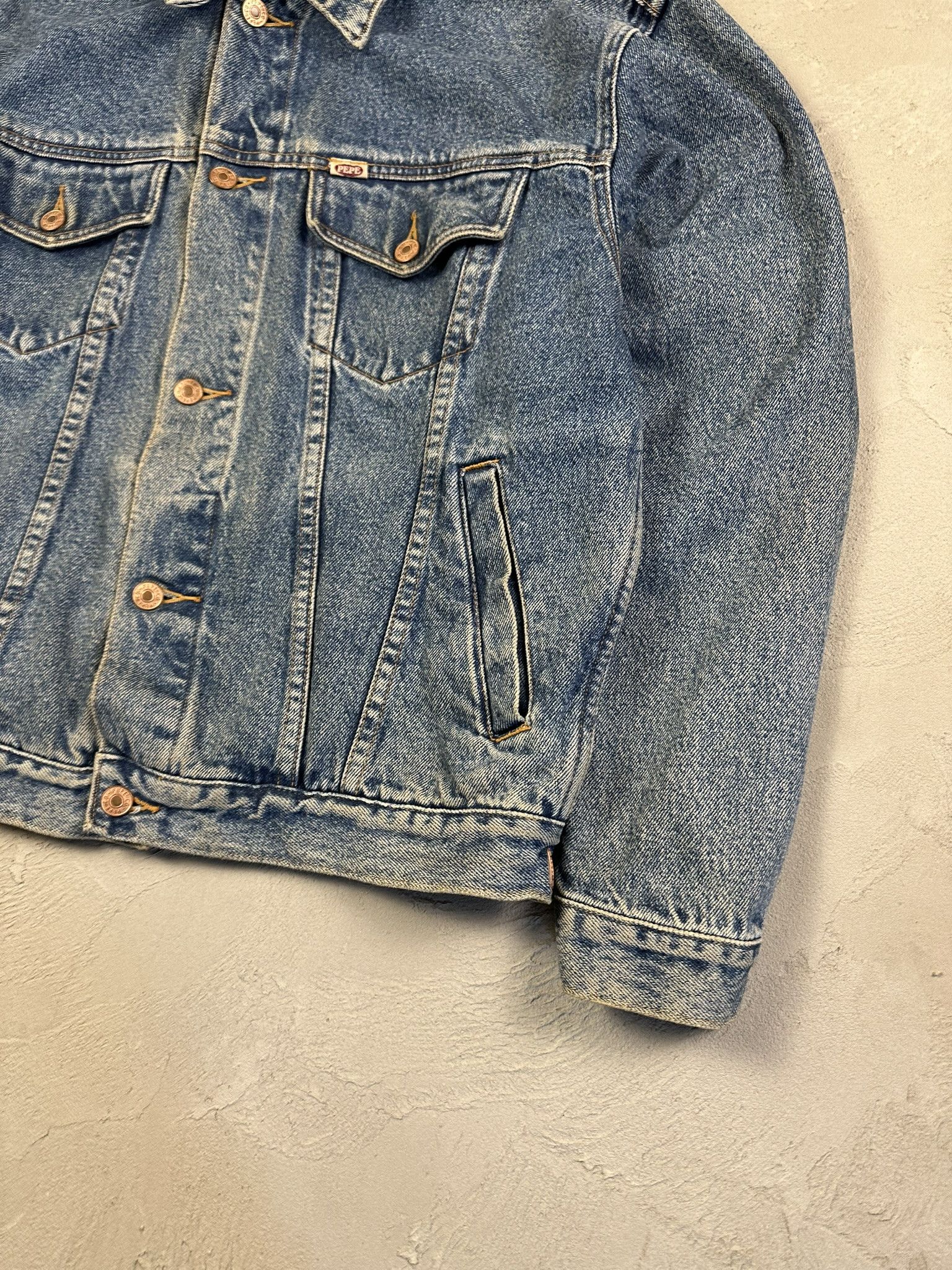 Vintage 90s Vintage Workwear Denim Trucker Jacket Size US M / EU 48-50 / 2 - 5 Thumbnail