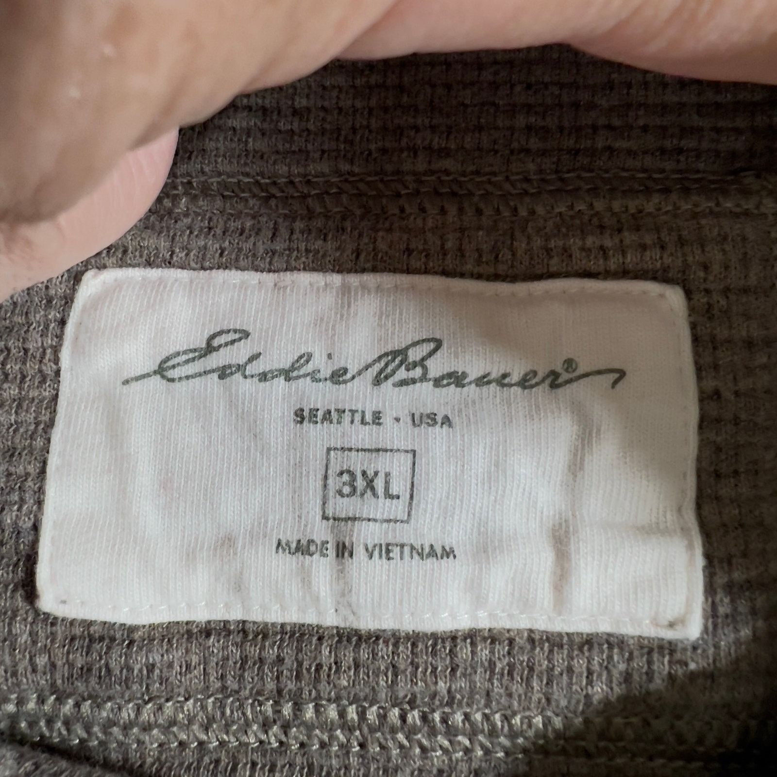 Eddie Bauer Eddie Bauer Crew Neck Sweater Men's 3XL Waffle Knit Pullover Size US XXL / EU 58 / 5 - 2 Thumbnail