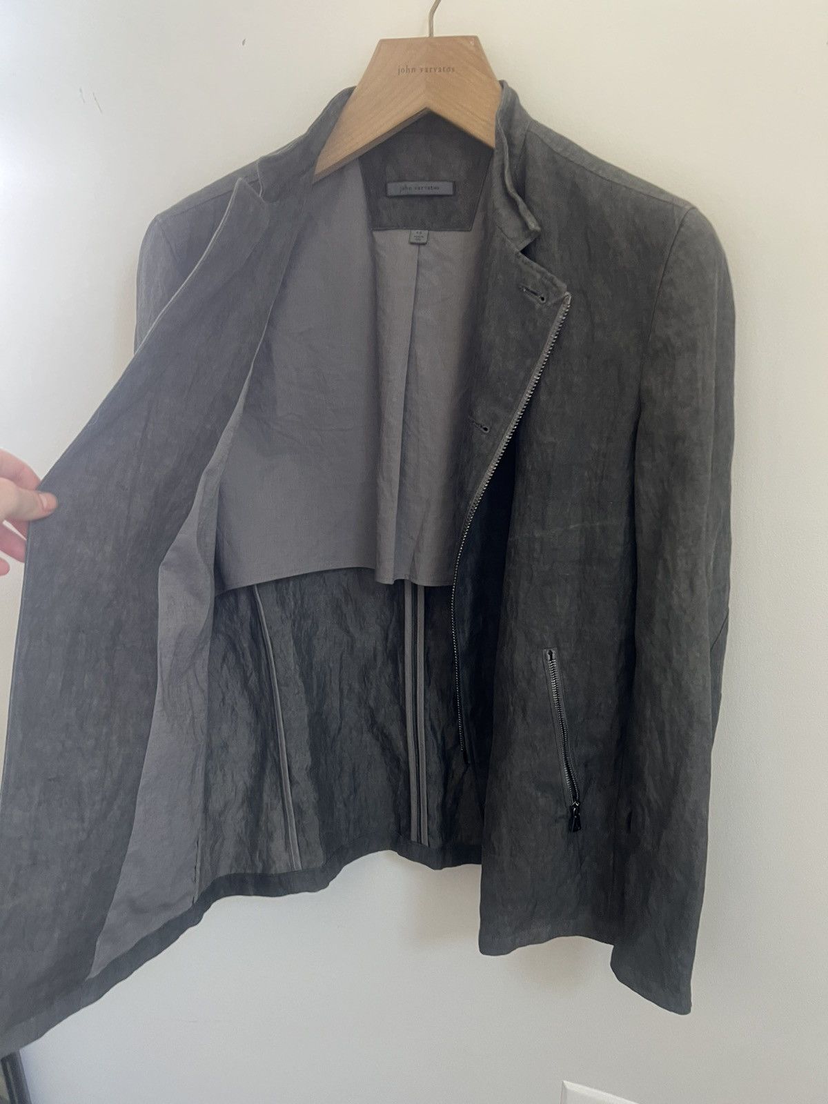 John Varvatos RARE asymmetric general jacket Size US M / EU 48-50 / 2 - 2 Thumbnail