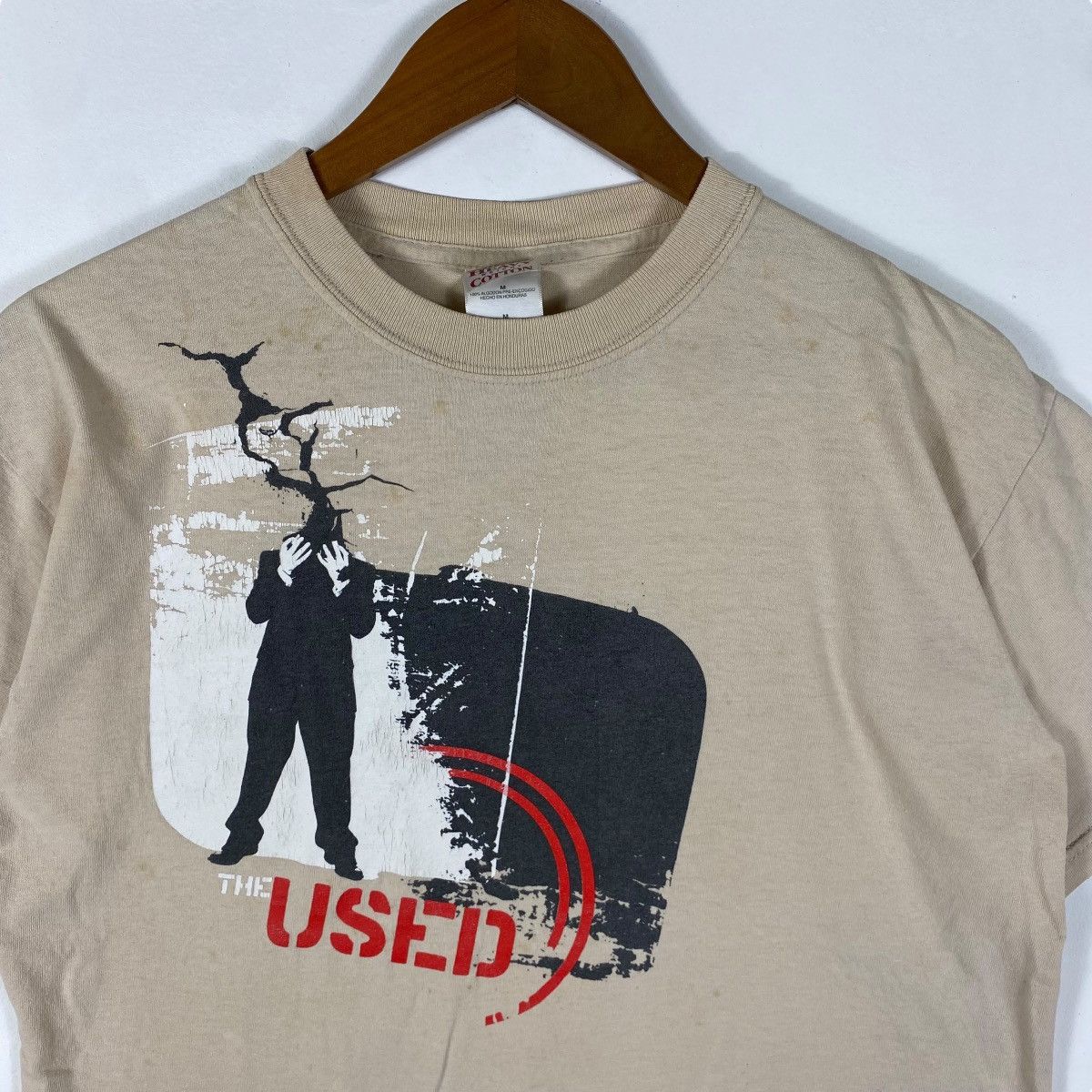 Band Tees × Vintage Vintage 00's THE USED Band Tee Shirt American Rock Band Size US M / EU 48-50 / 2 - 2 Thumbnail