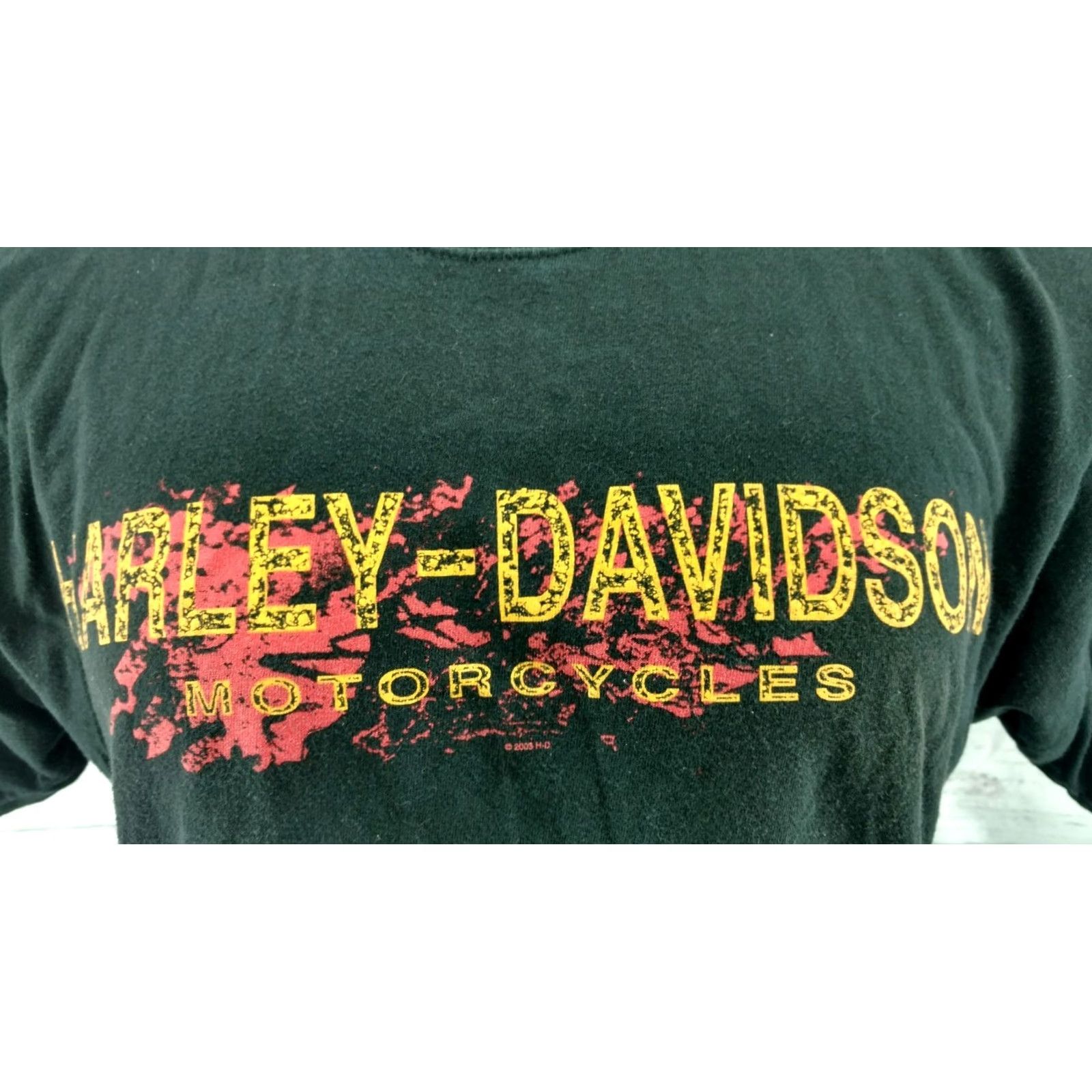 Harley Davidson Vintage Harley-Davidson T-Shirt | Graphic Tee | Black | Large | Men’s XS? Size US L / EU 52-54 / 3 - 2 Thumbnail