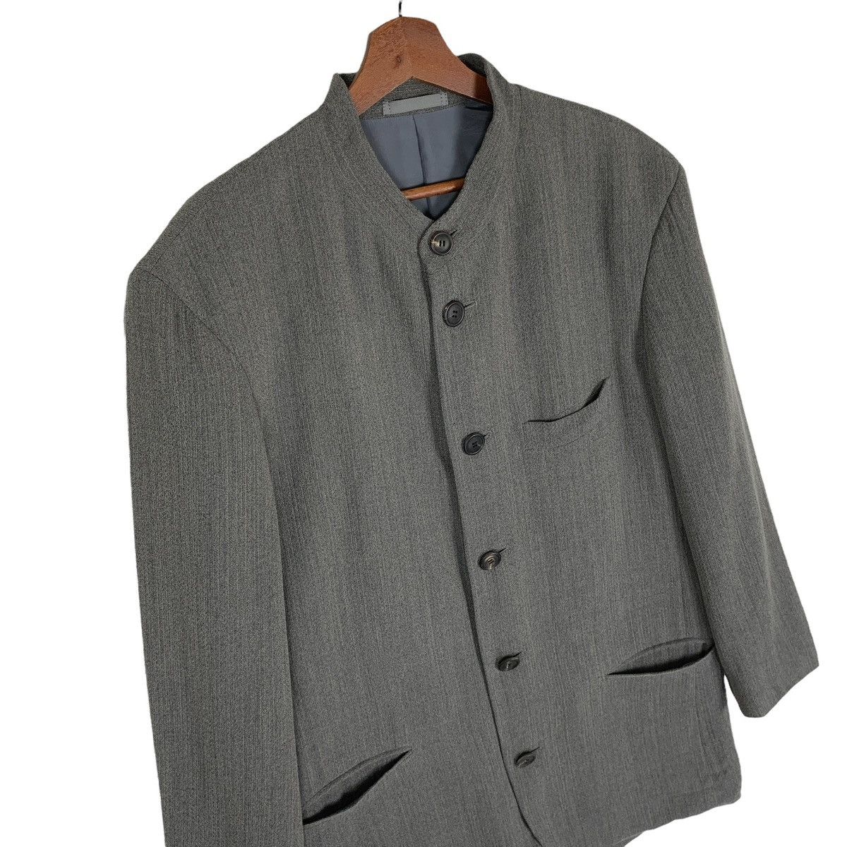 Issey Miyake Issey Miyake Mandarin Collar Jacket Size US L / EU 52-54 / 3 - 4 Thumbnail