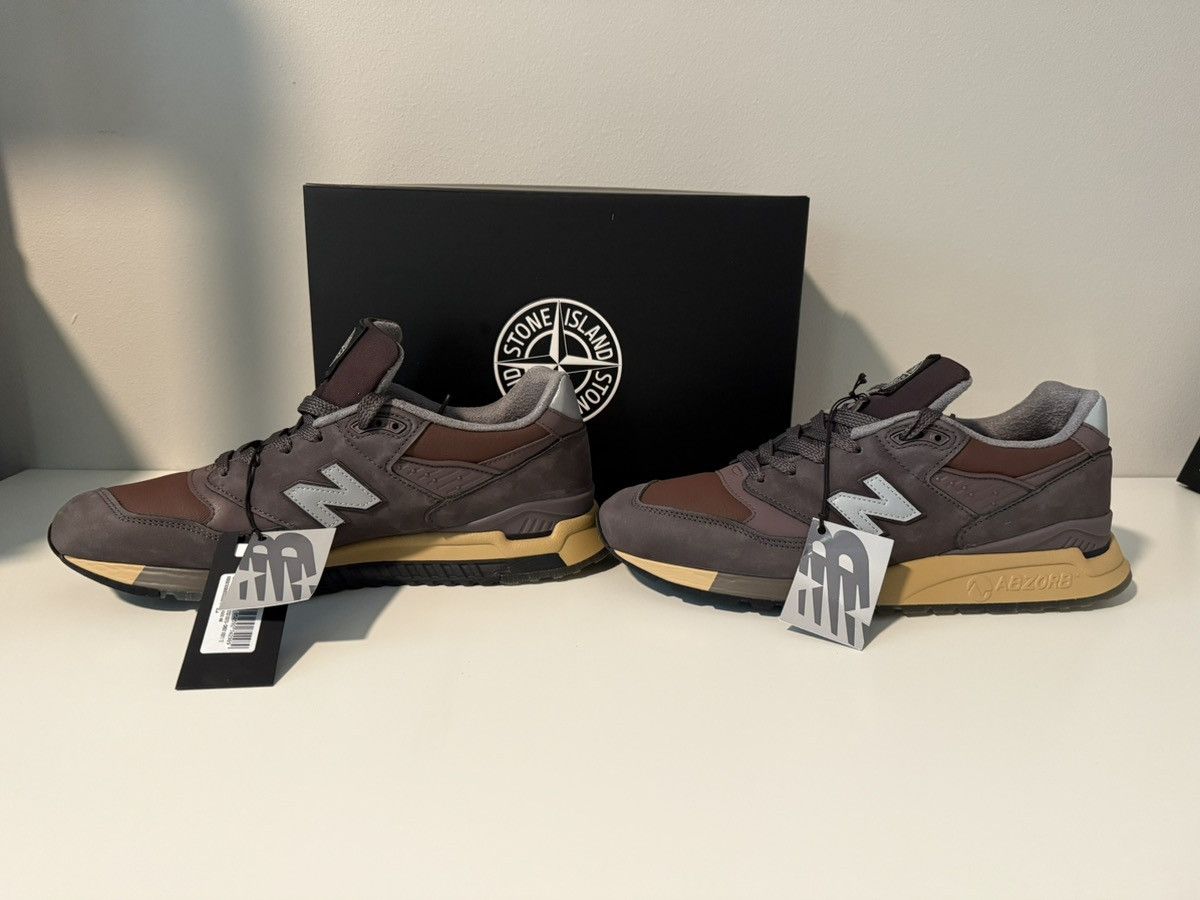New Balance × Stone Island New Balance 998 MiUSA Stone Island Raso