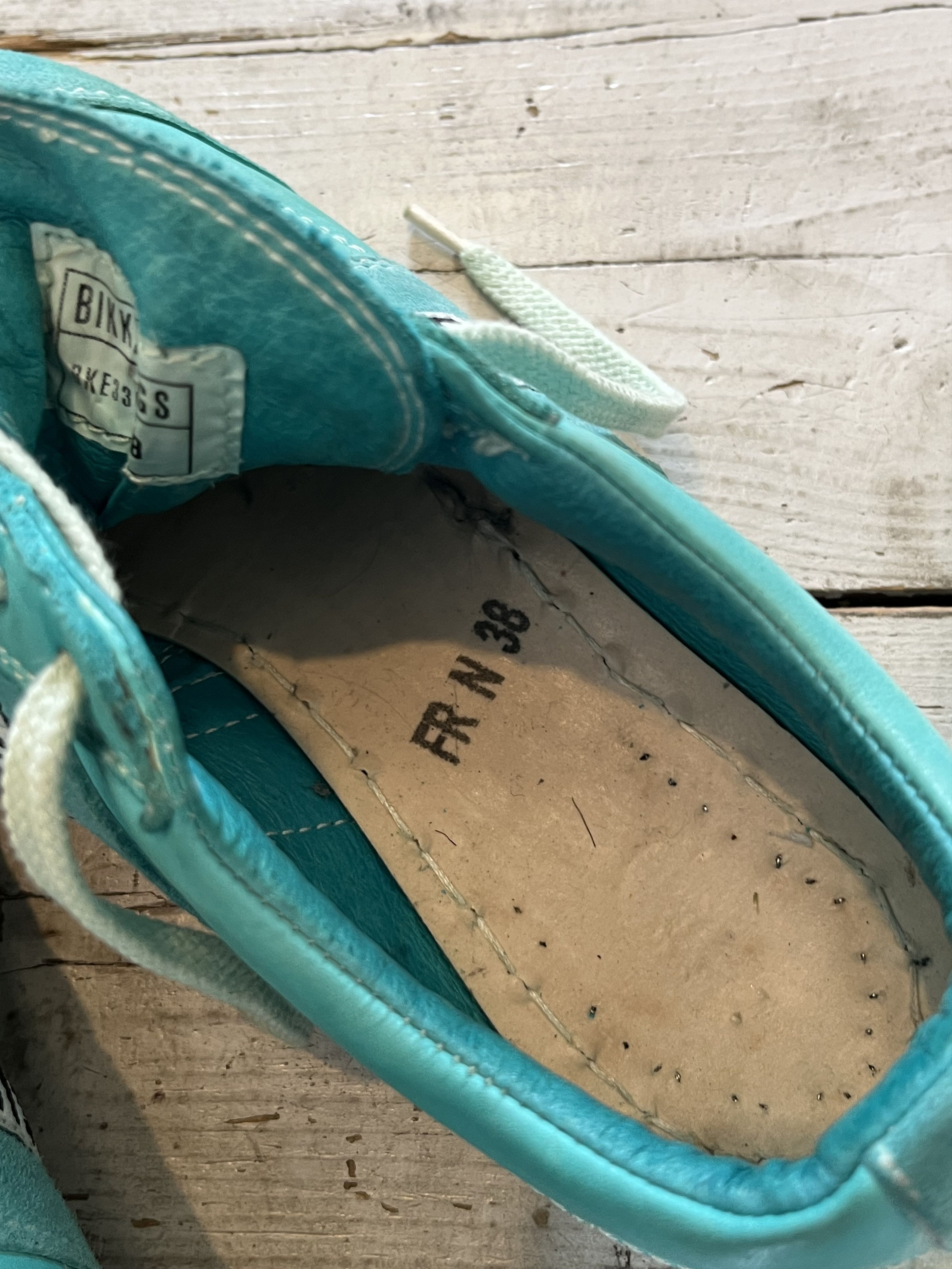 Designer × Dirk Bikkembergs Vintage Dirk Bikkembergs 106 Track&Field Low Top Sneakers Size US 5.5 / EU 38 - 9 Thumbnail